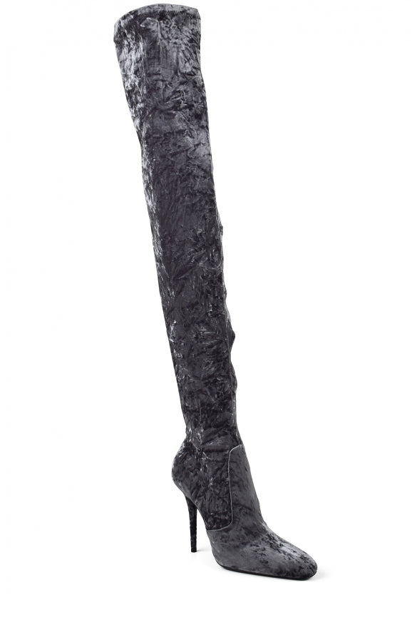 Saint Laurent Women Talia Thigh-High Boots SAINT LAURENT