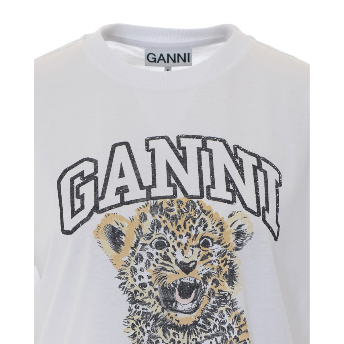 Ganni Women Tiger T-Shirt GANNI