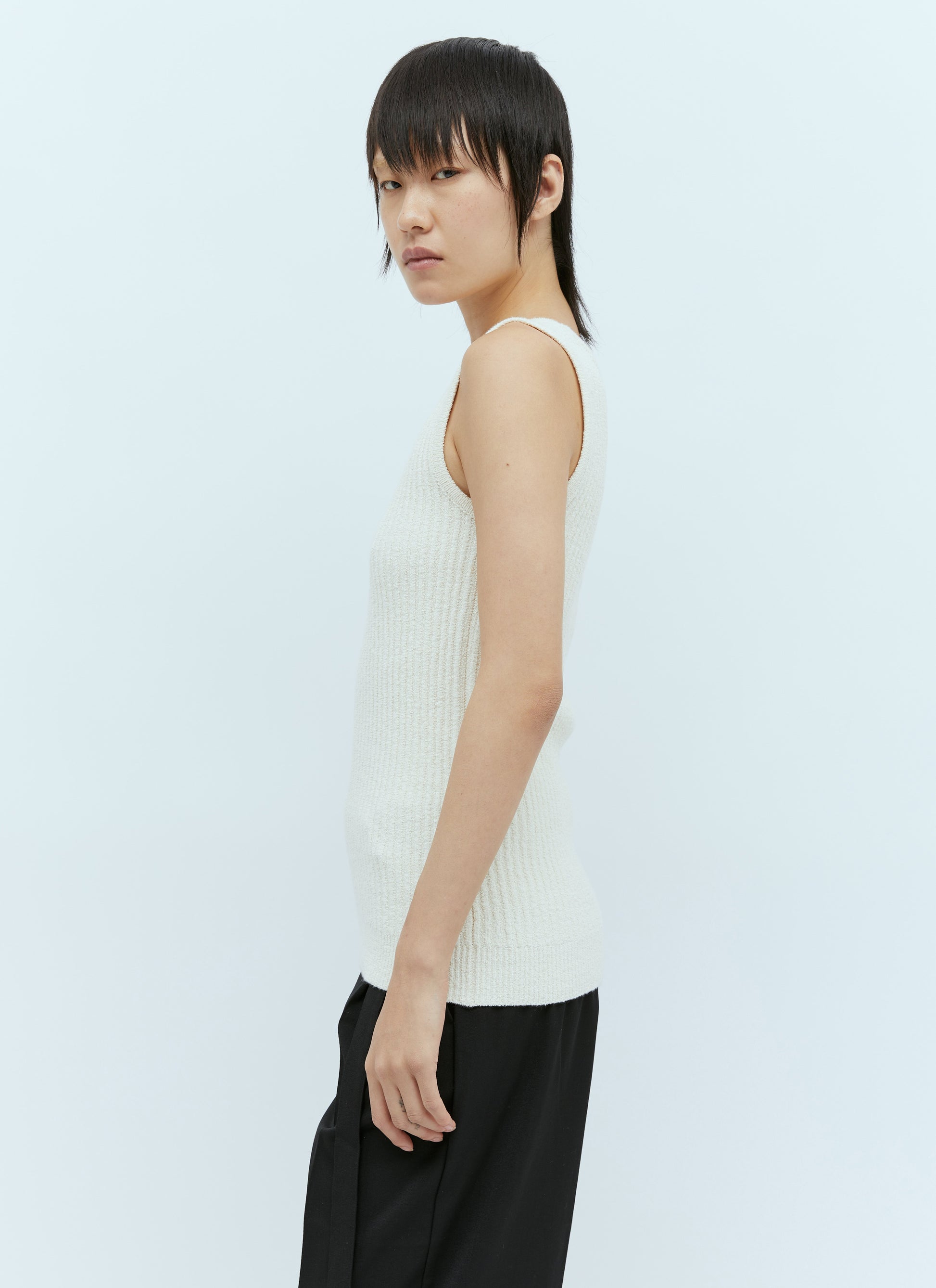 Toteme Women Bouclé Knit Tank Top TOTEME