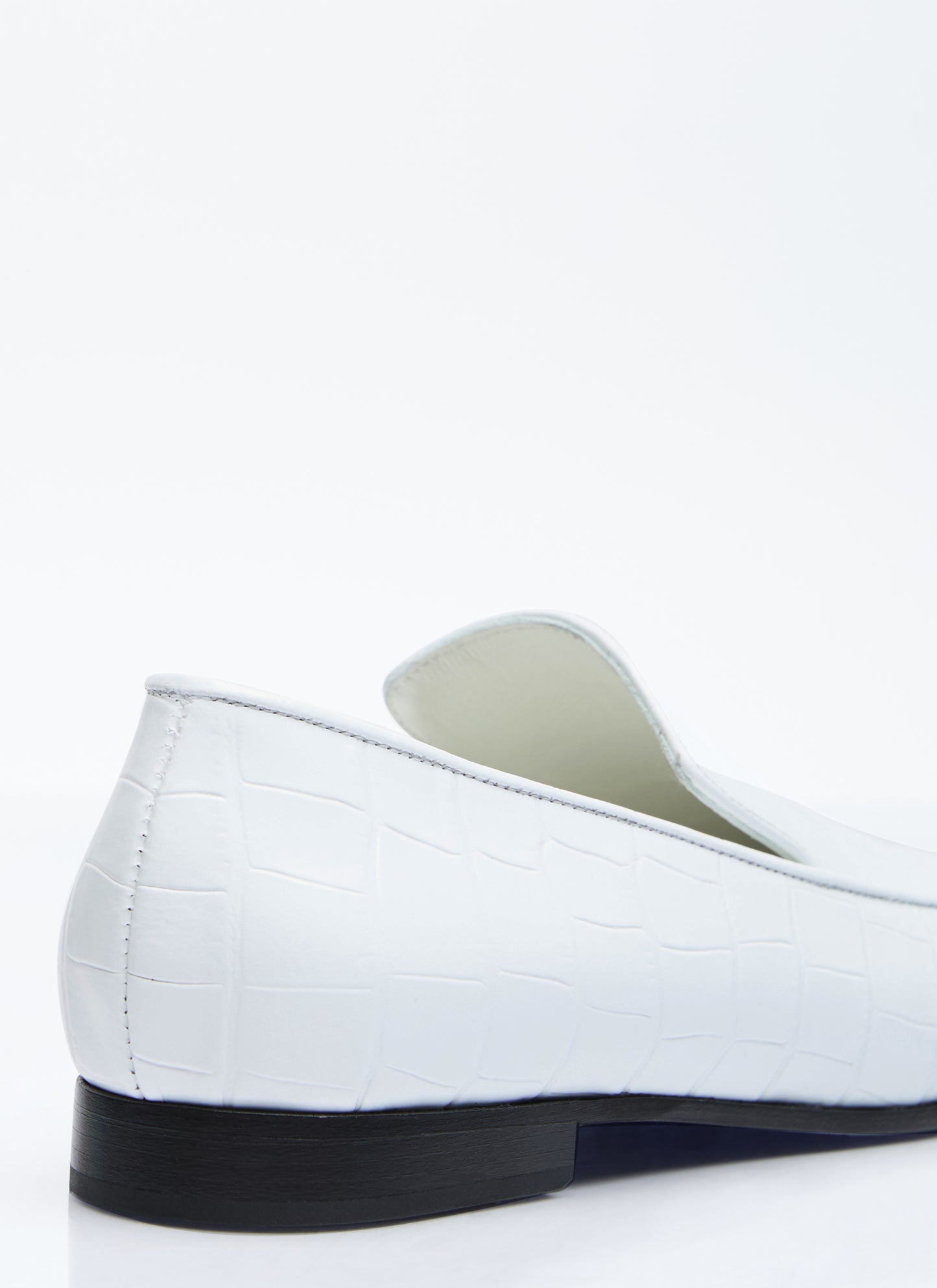 Toteme Women Croco Oval Loafers TOTEME