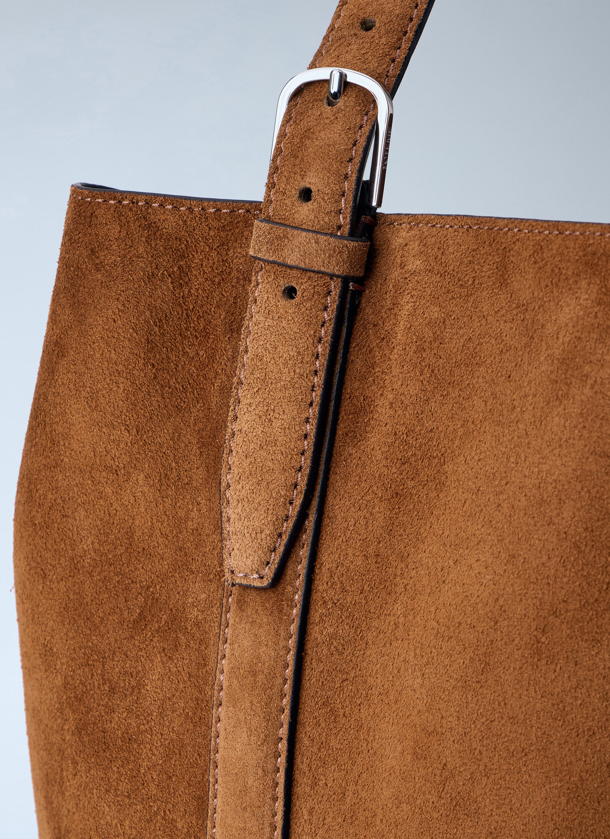 Toteme Women Suede Belted Tote Bag TOTEME