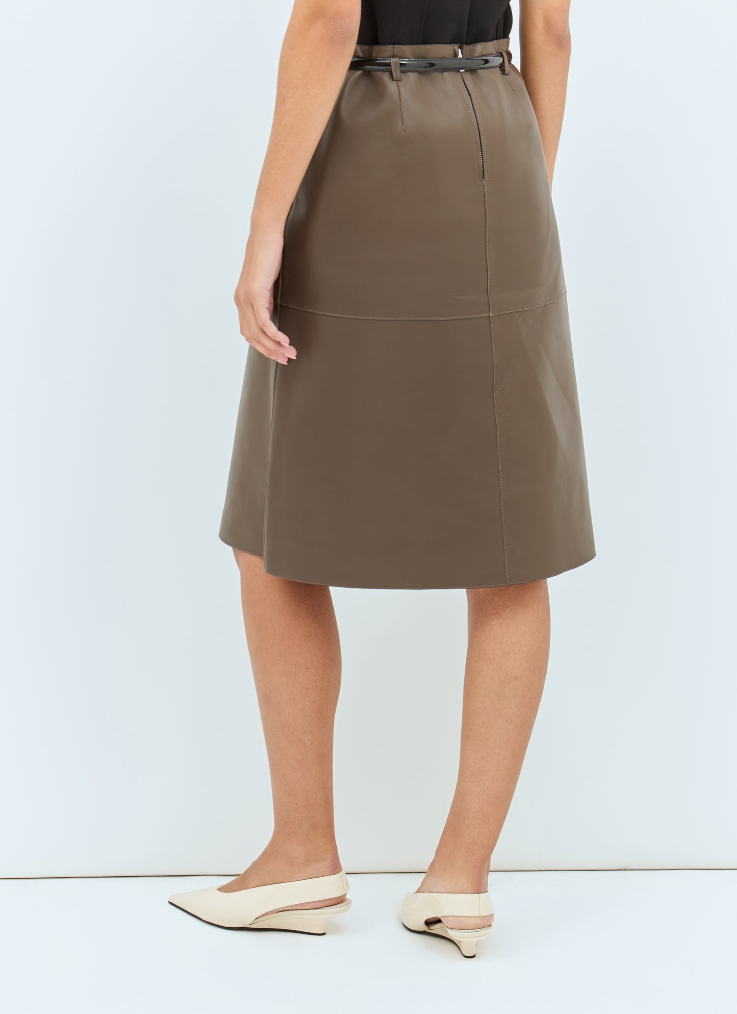 Toteme Women Double Leather Skirt TOTEME