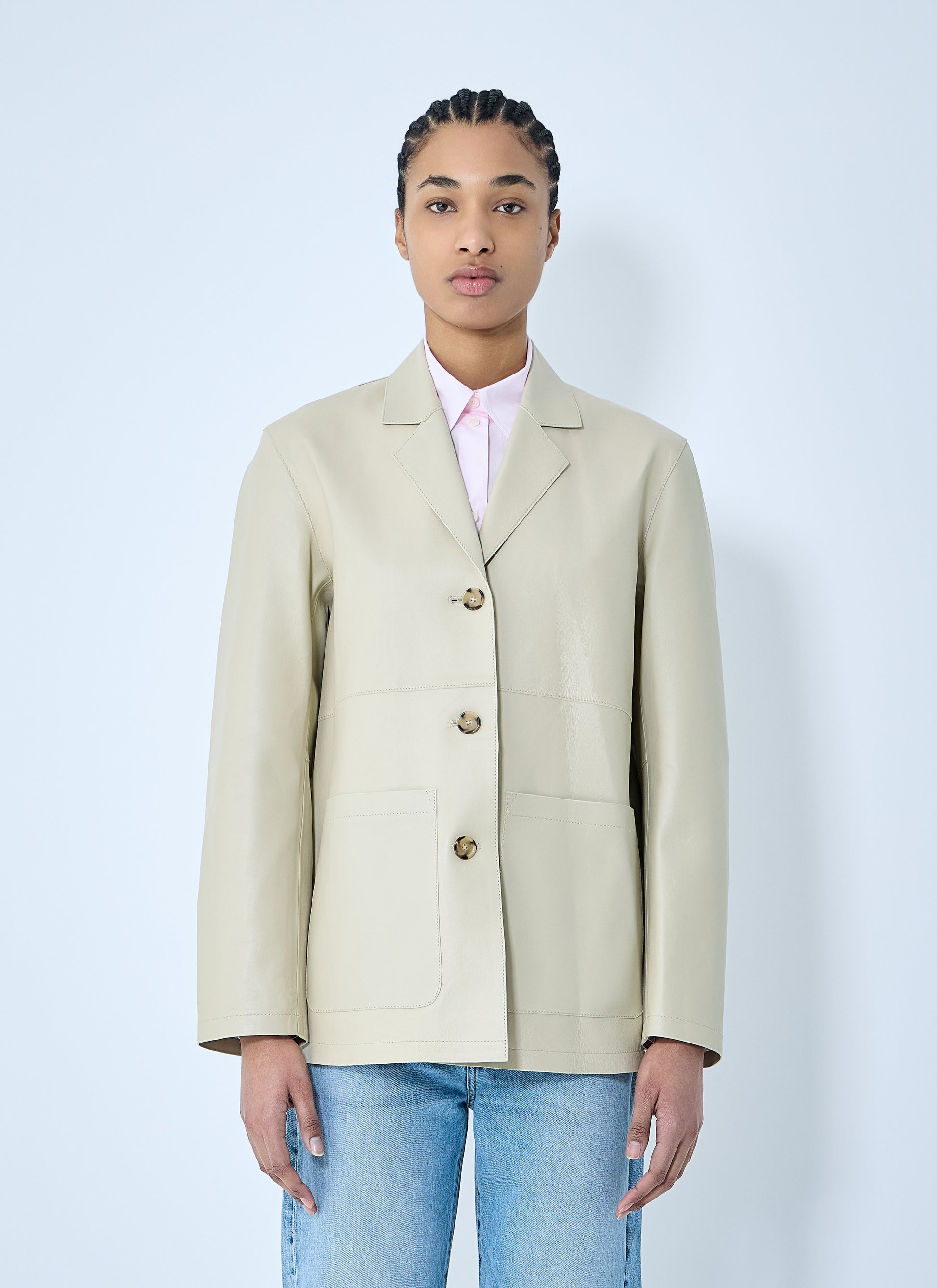 Toteme Women Clean Leather Blazer TOTEME