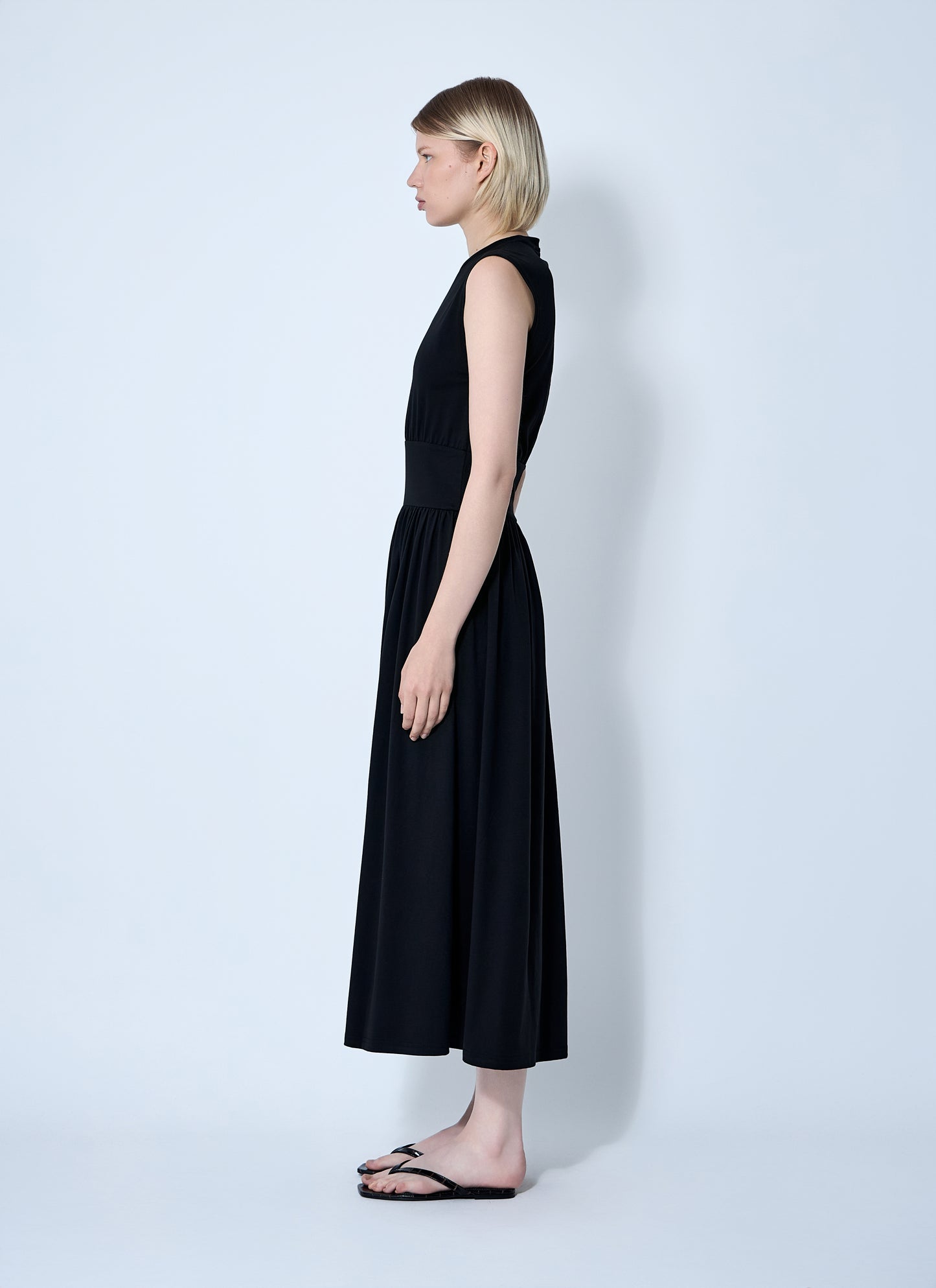 Toteme Women Sleeveless Cotton Tee Dress TOTEME