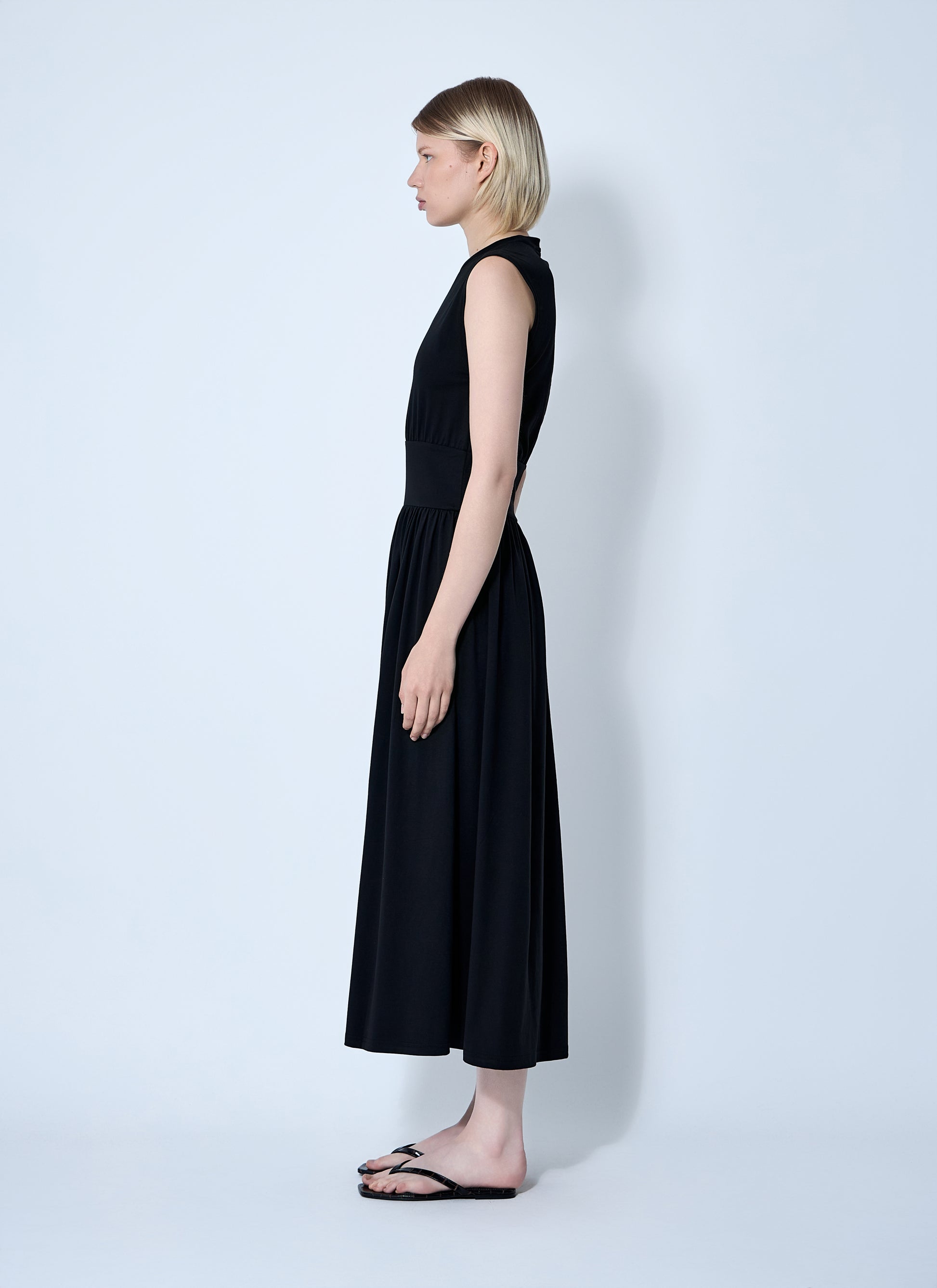 Toteme Women Sleeveless Cotton Tee Dress TOTEME