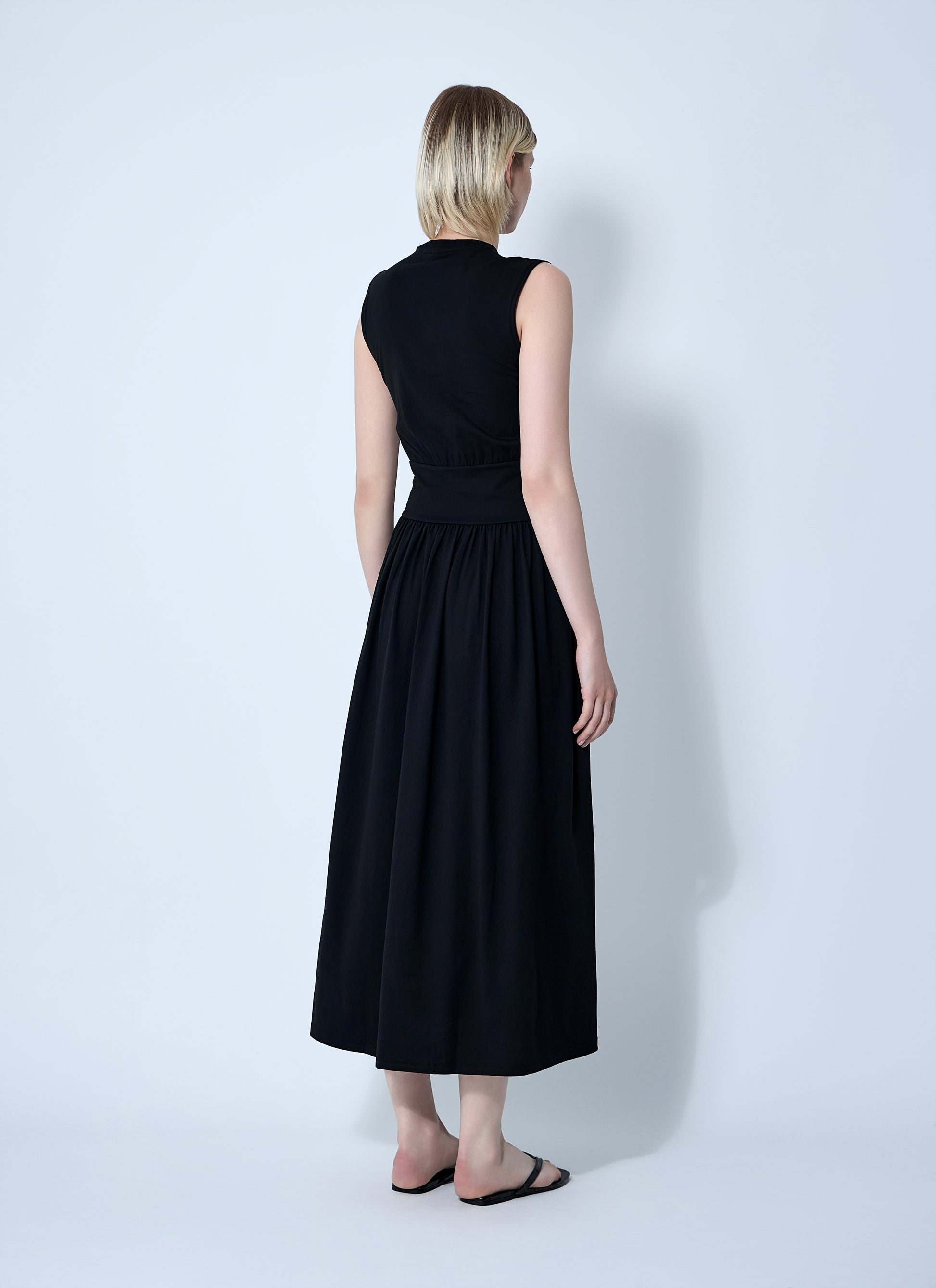 Toteme Women Sleeveless Cotton Tee Dress TOTEME
