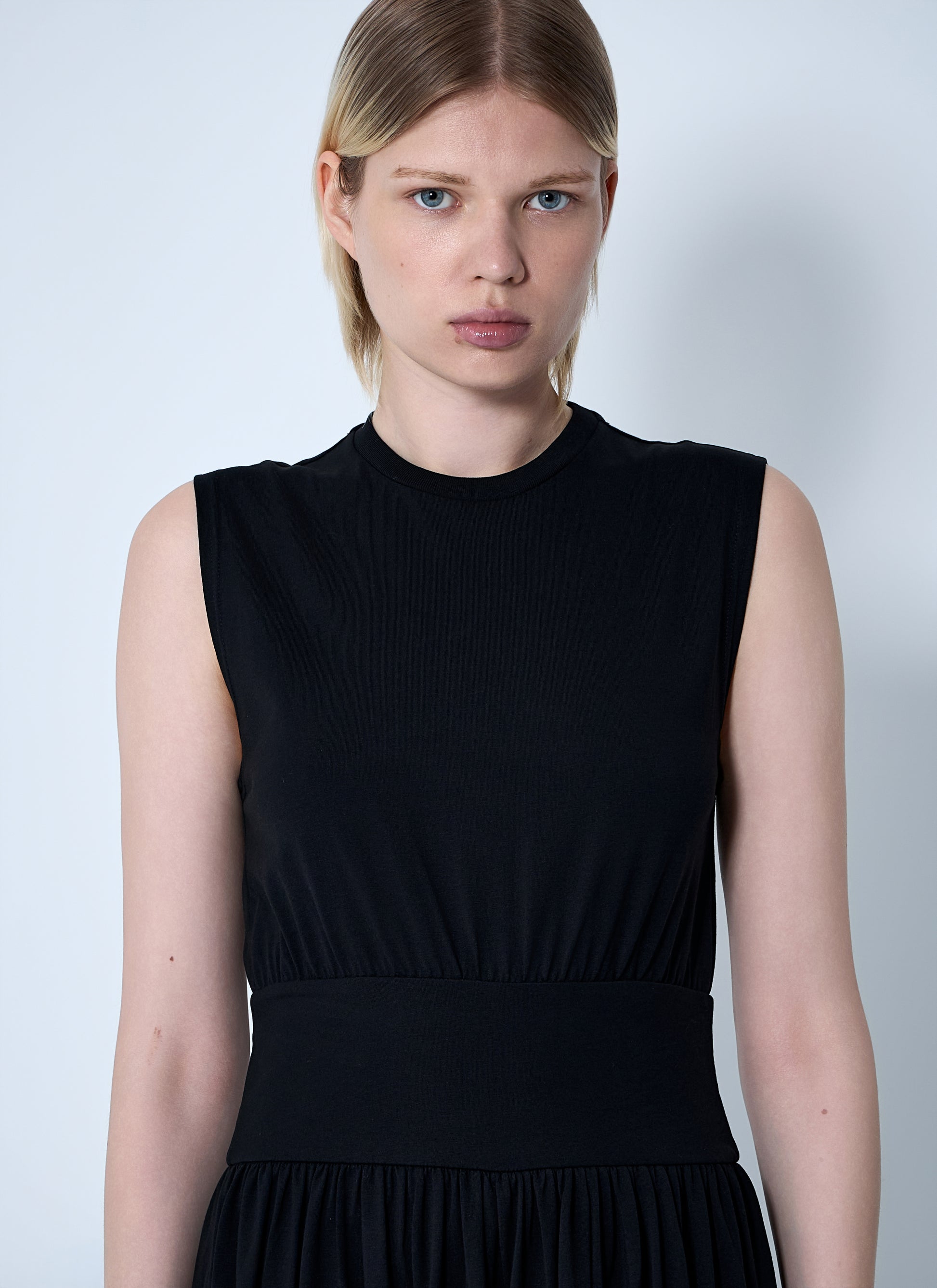 Toteme Women Sleeveless Cotton Tee Dress TOTEME