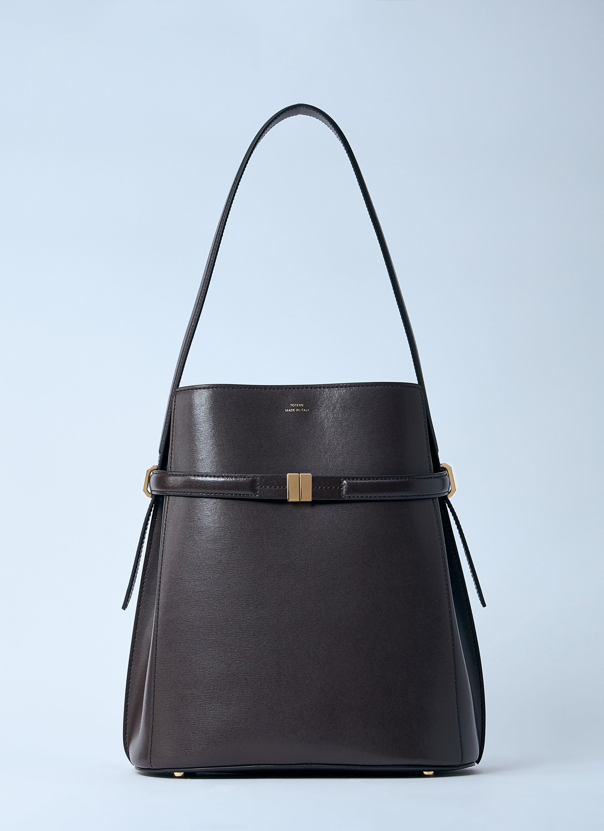 Toteme Women Belted Leather Bucket Bag TOTEME