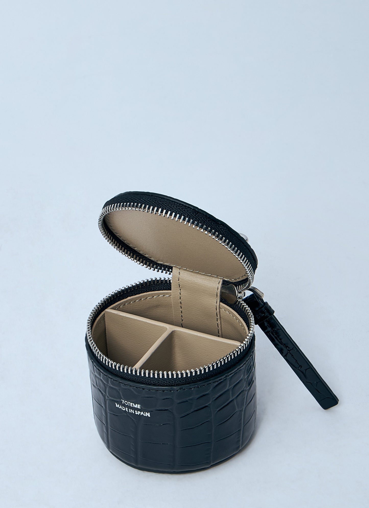 Toteme Women Croc-Embossed Jewelry Box TOTEME