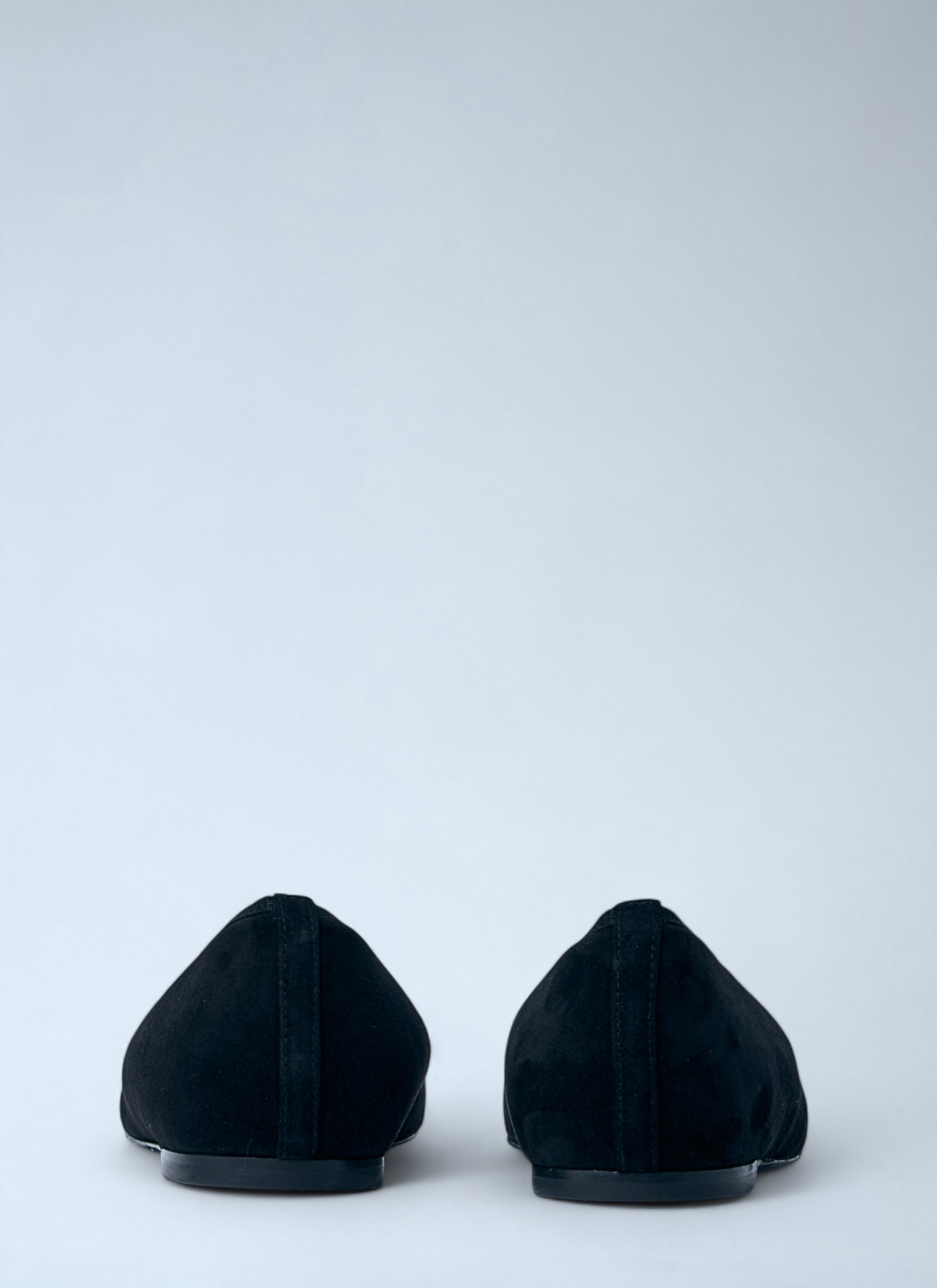 Toteme Women Minimalist Suede Ballerinas Flats TOTEME