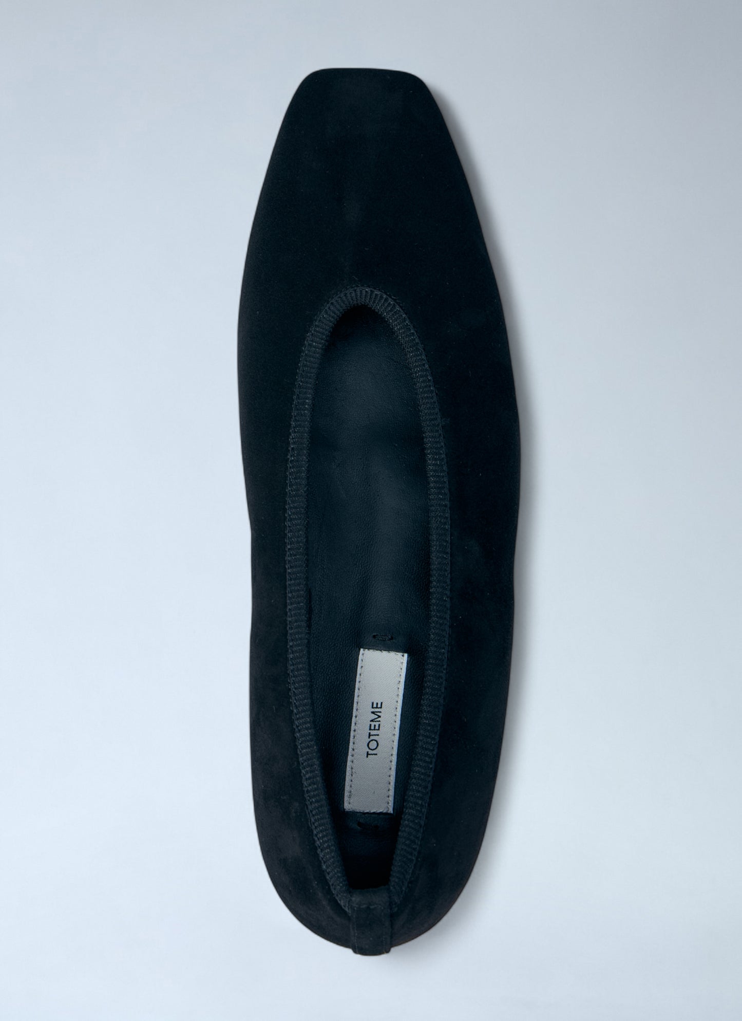 Toteme Women Minimalist Suede Ballerinas Flats TOTEME