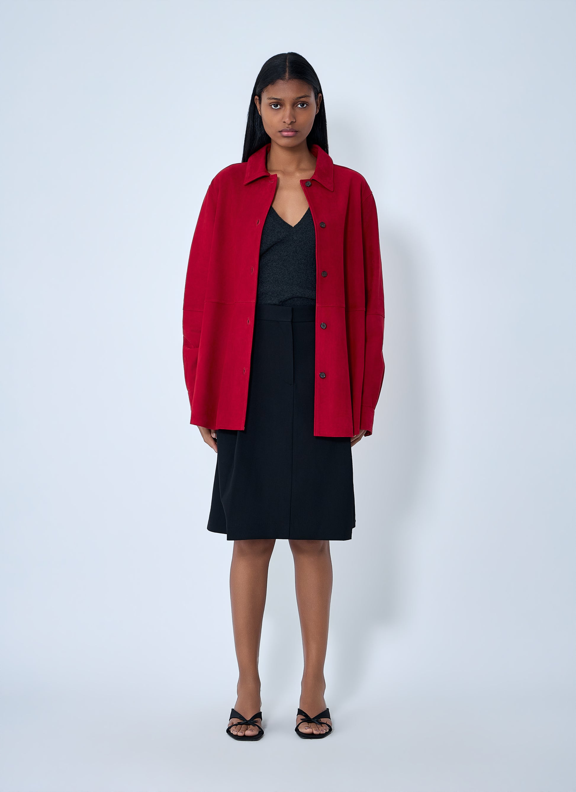 Toteme Women Suede Overshirt TOTEME