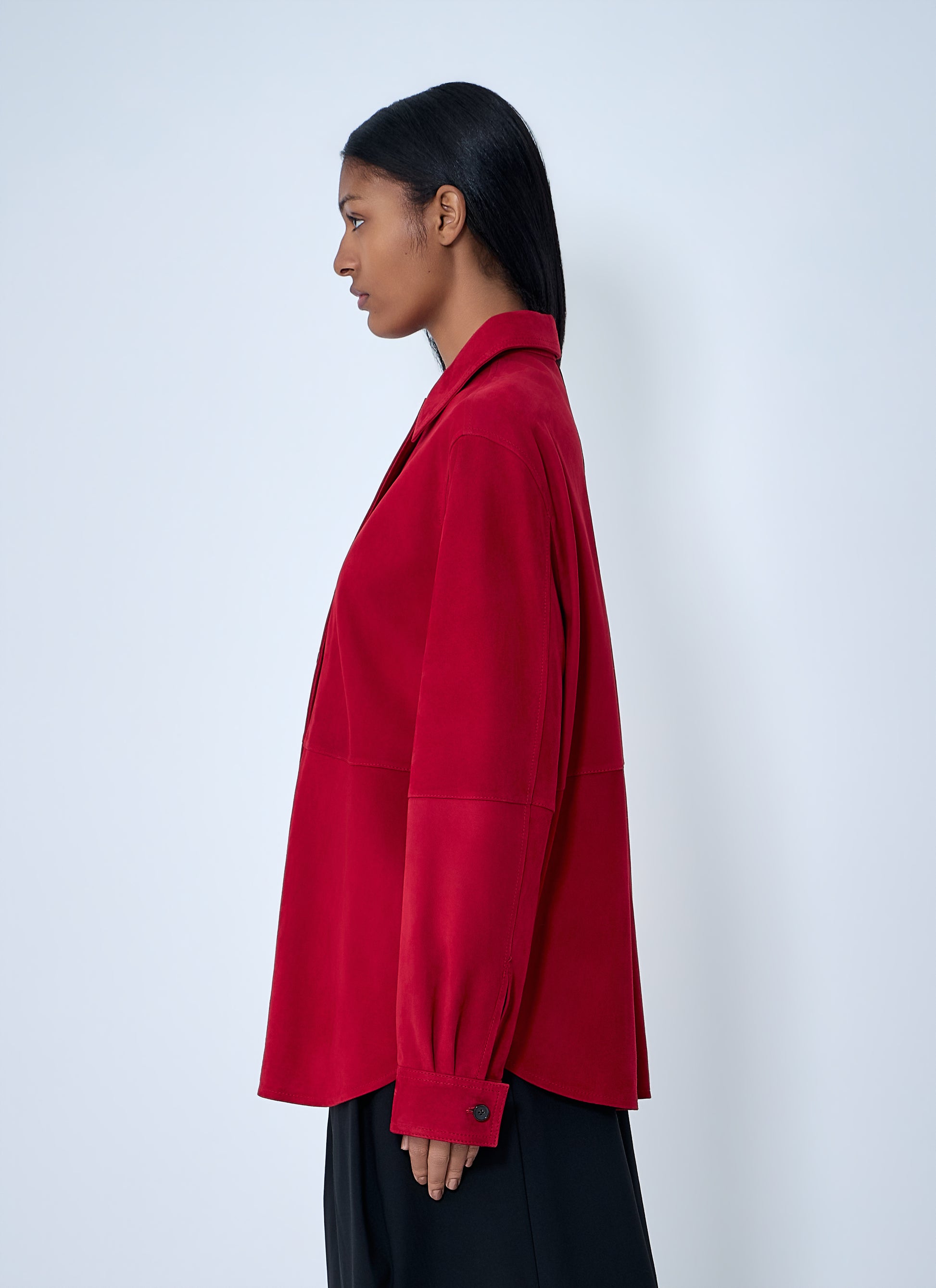 Toteme Women Suede Overshirt TOTEME
