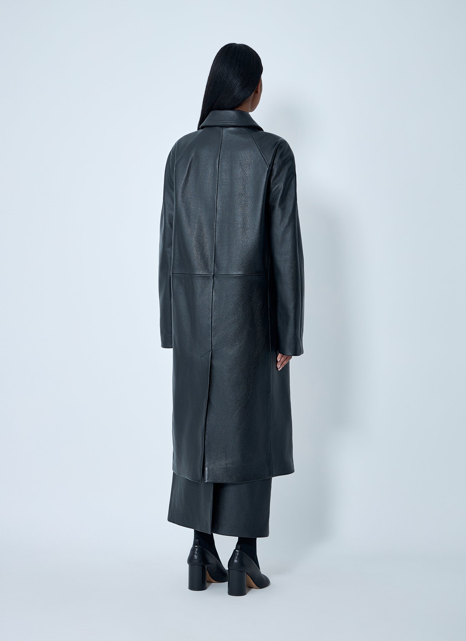 Toteme Women Leather Coat TOTEME