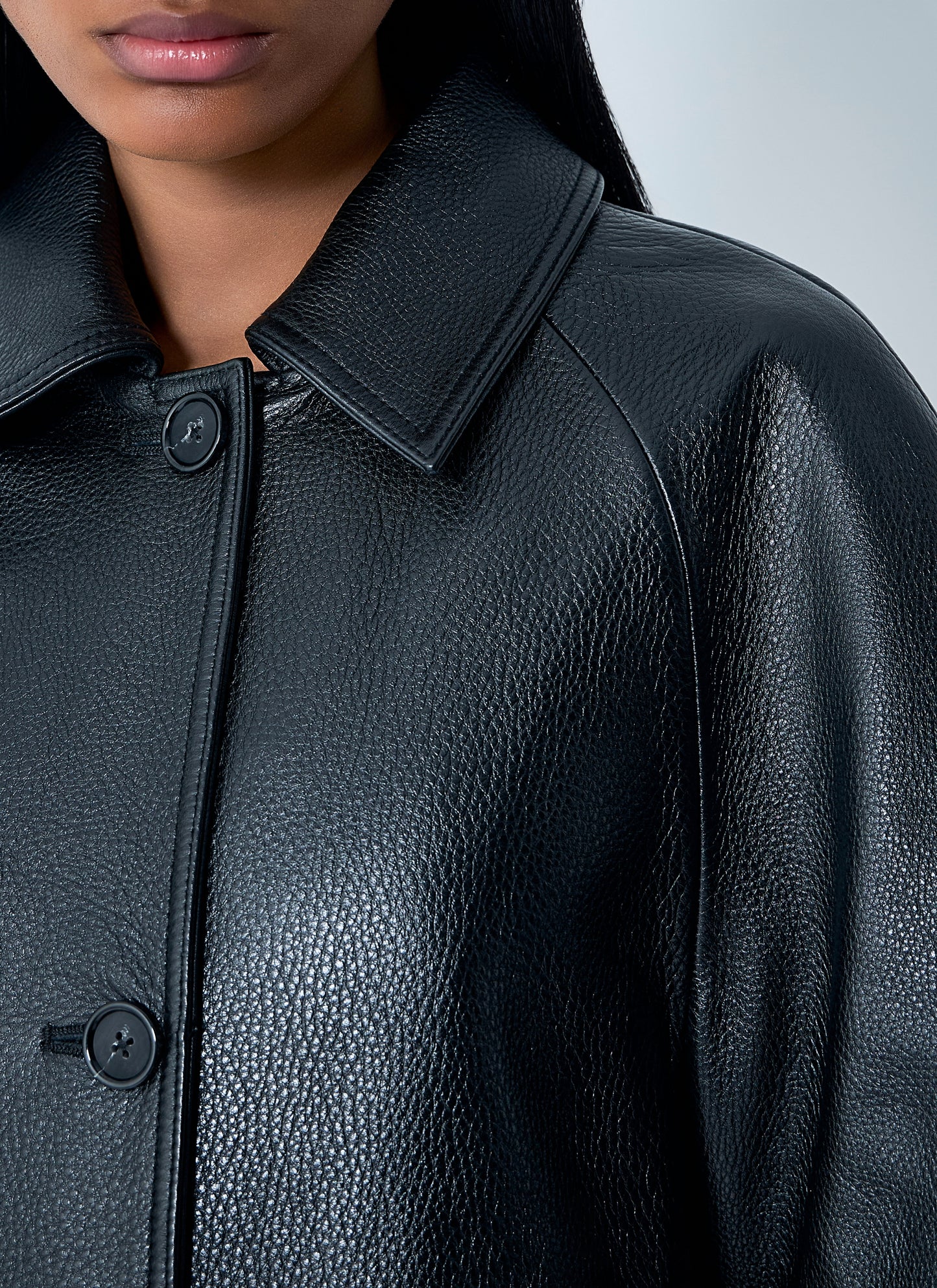 Toteme Women Leather Coat TOTEME