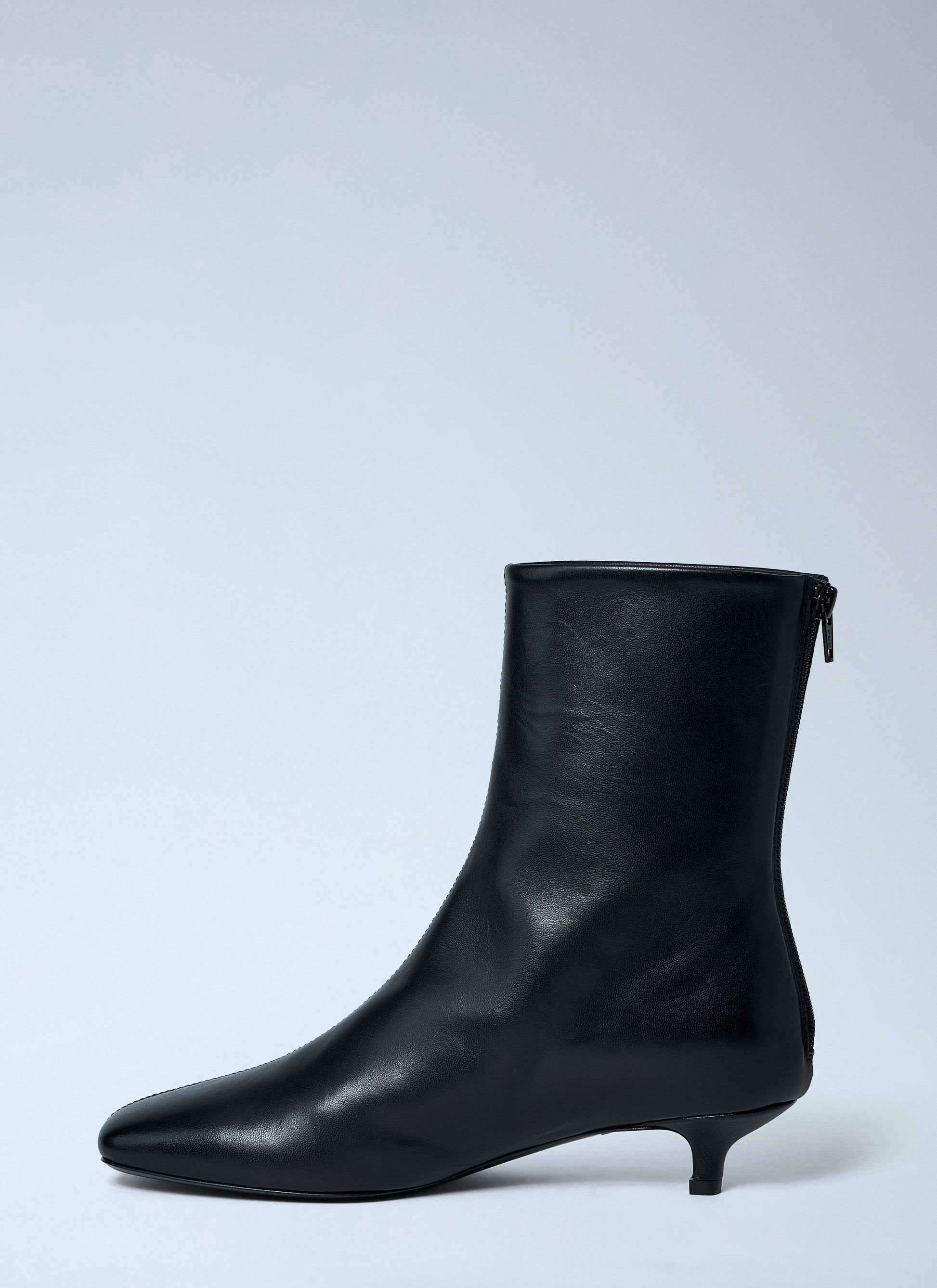 Toteme Women Classic Day Leather Ankle Boots TOTEME