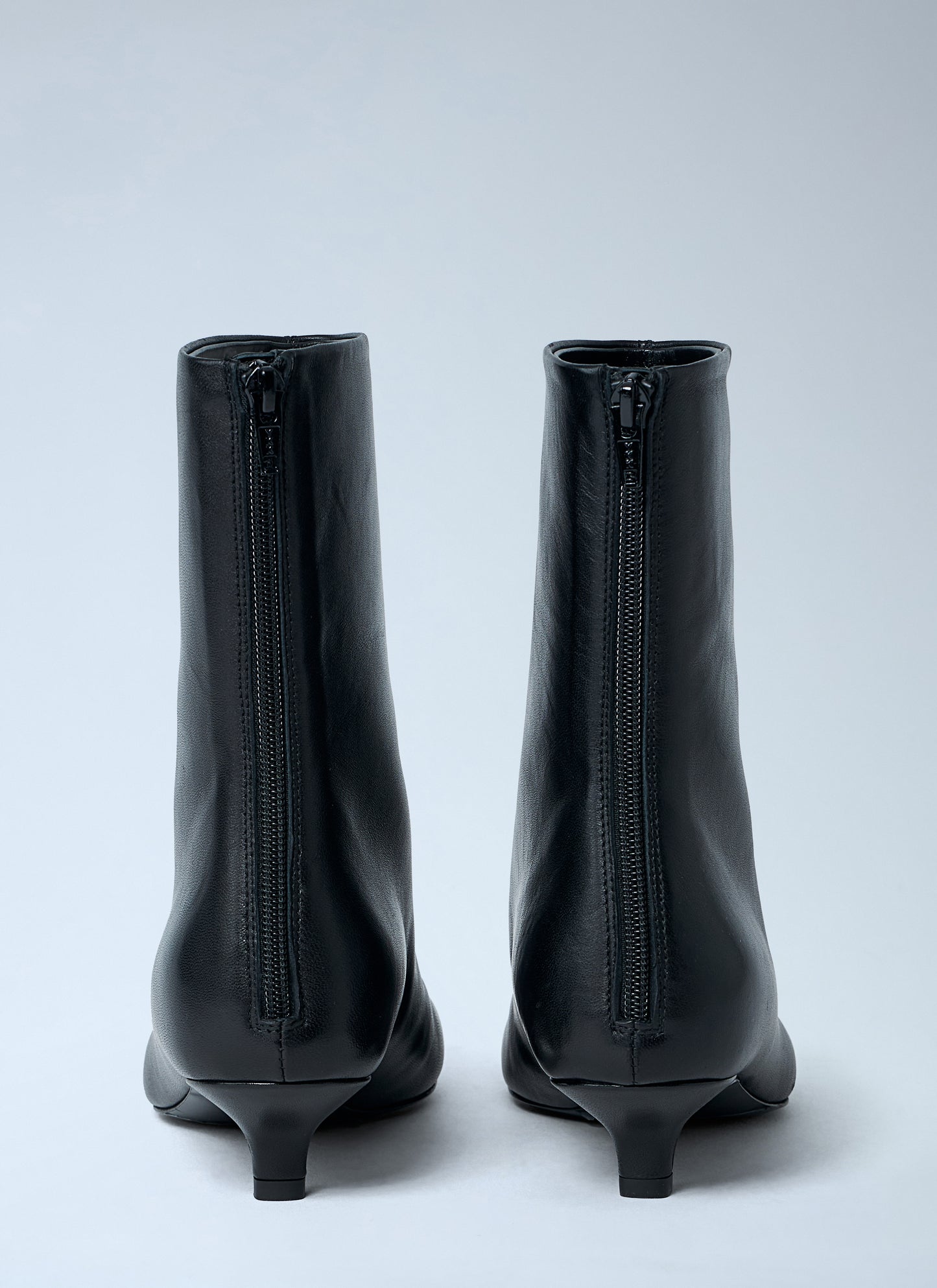 Toteme Women Classic Day Leather Ankle Boots TOTEME