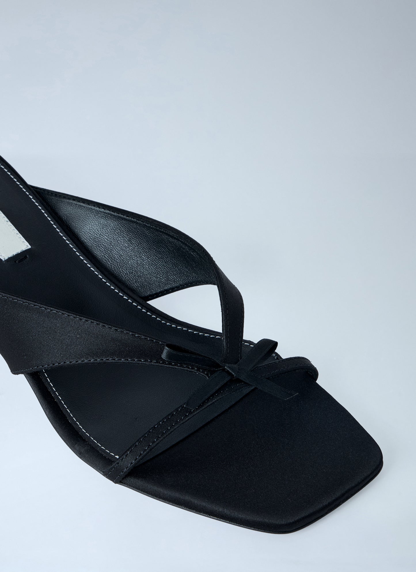 Toteme Women Bow Satin Sandals TOTEME