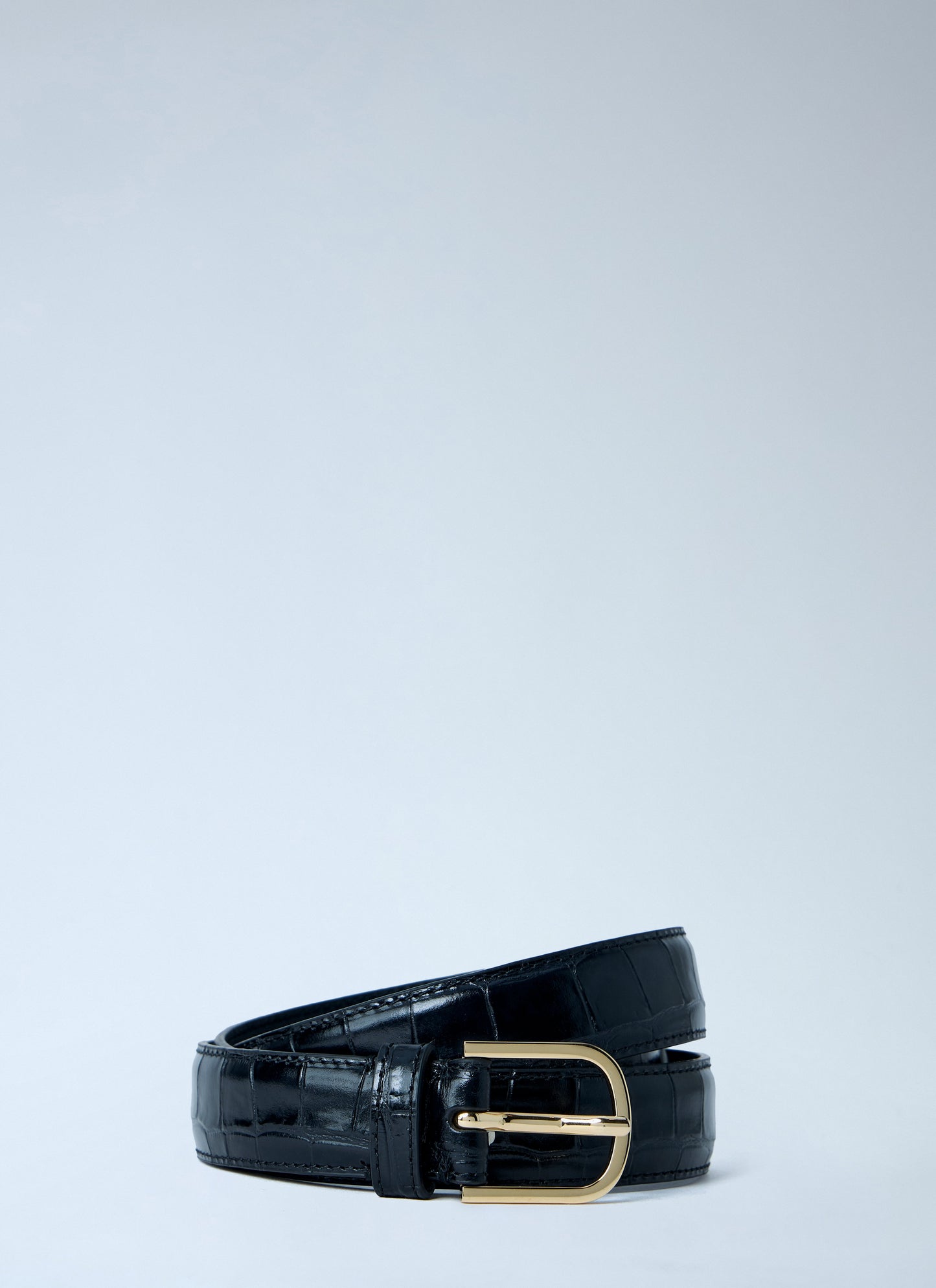 Toteme Women Embossed Leather Belt TOTEME