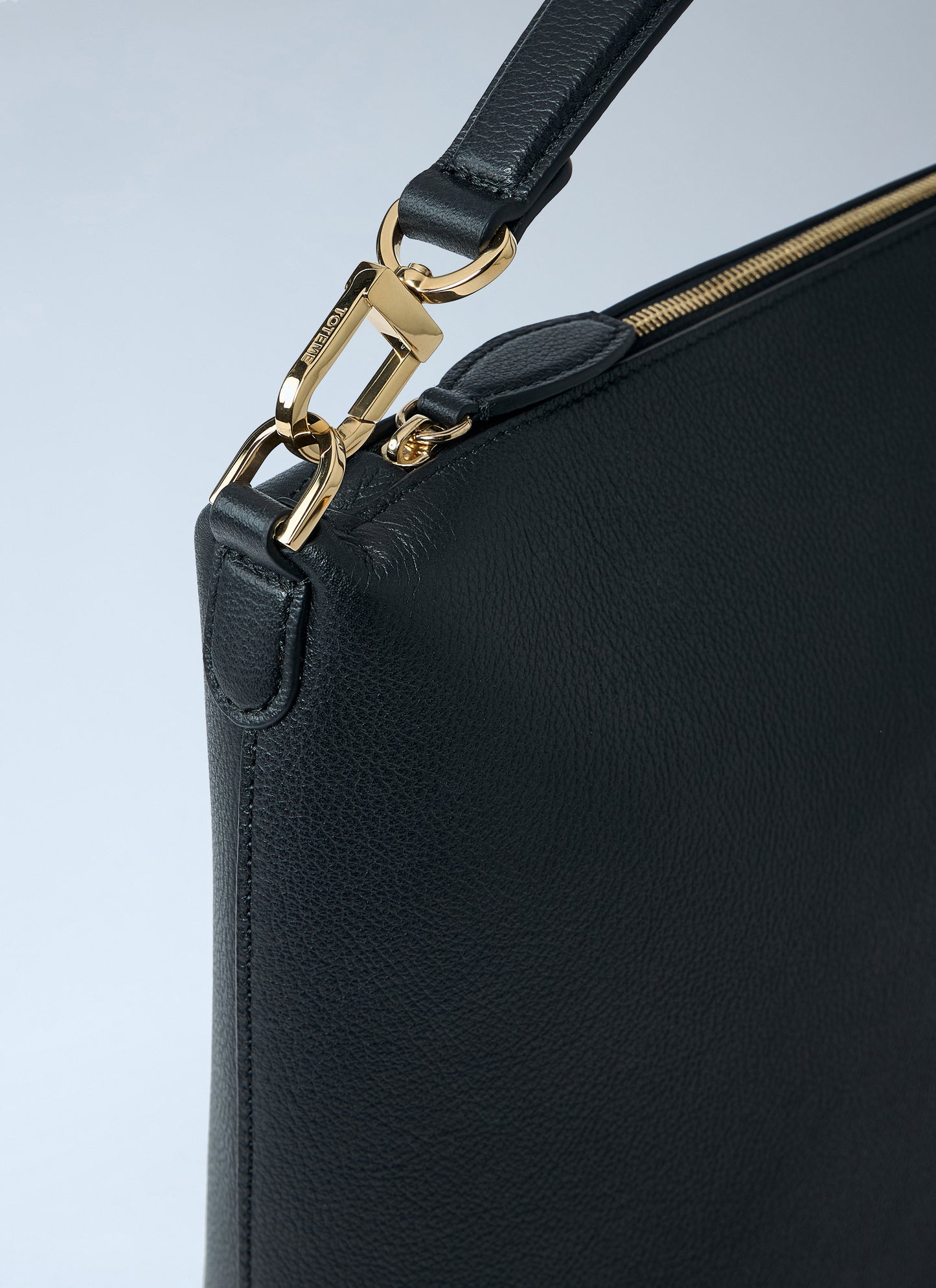 Toteme Women Medium Bevel Grained Leather Shoulder Bag TOTEME