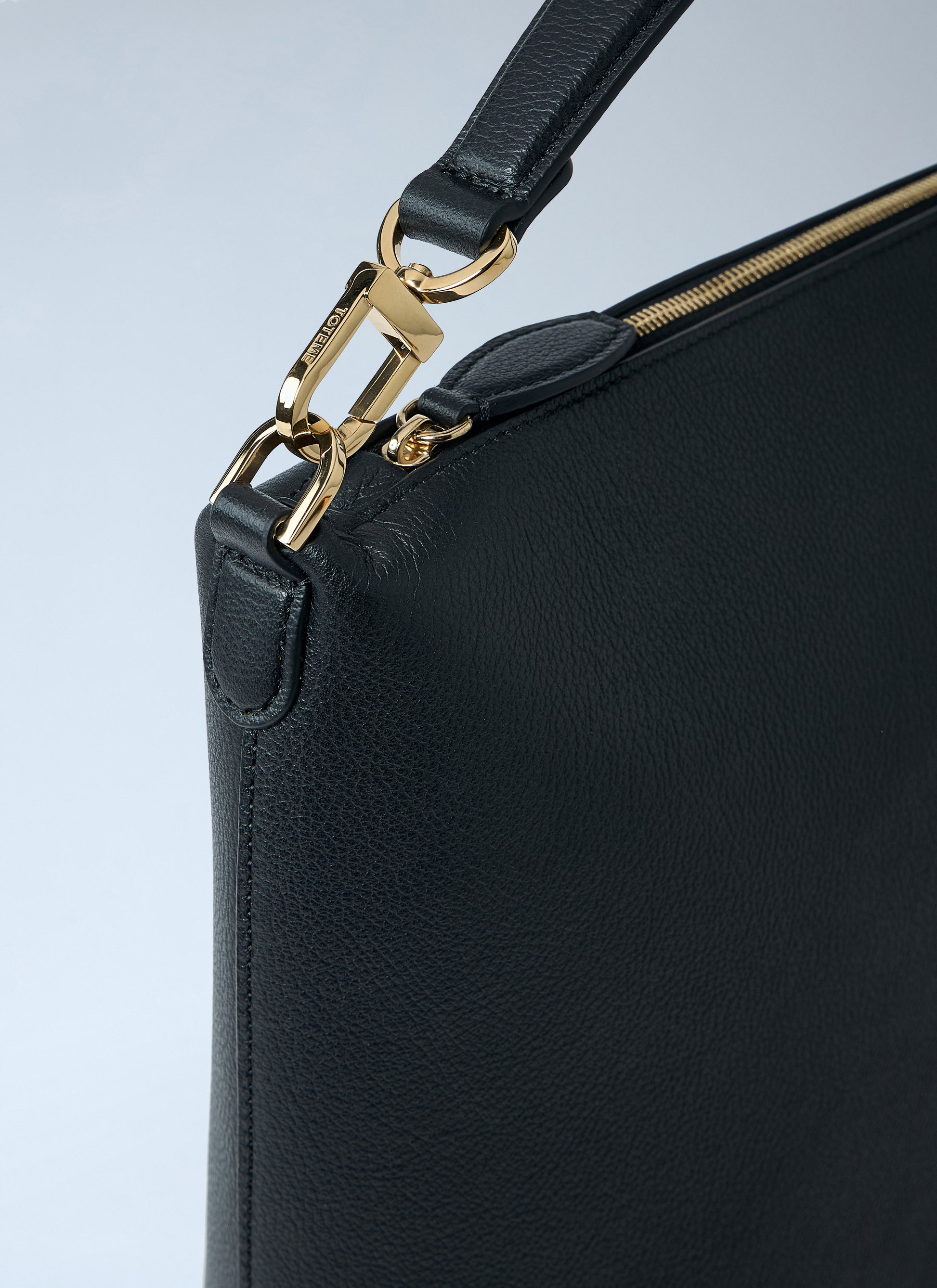 Toteme Women Medium Bevel Grained Leather Shoulder Bag TOTEME