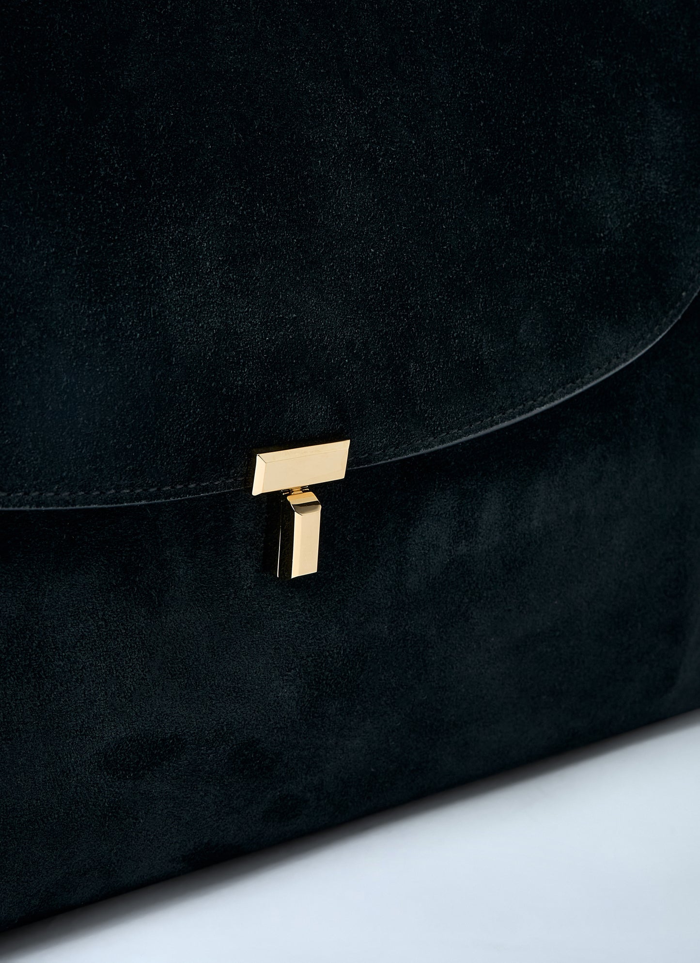 Toteme Women T-Lock Suede Satchel Bag TOTEME