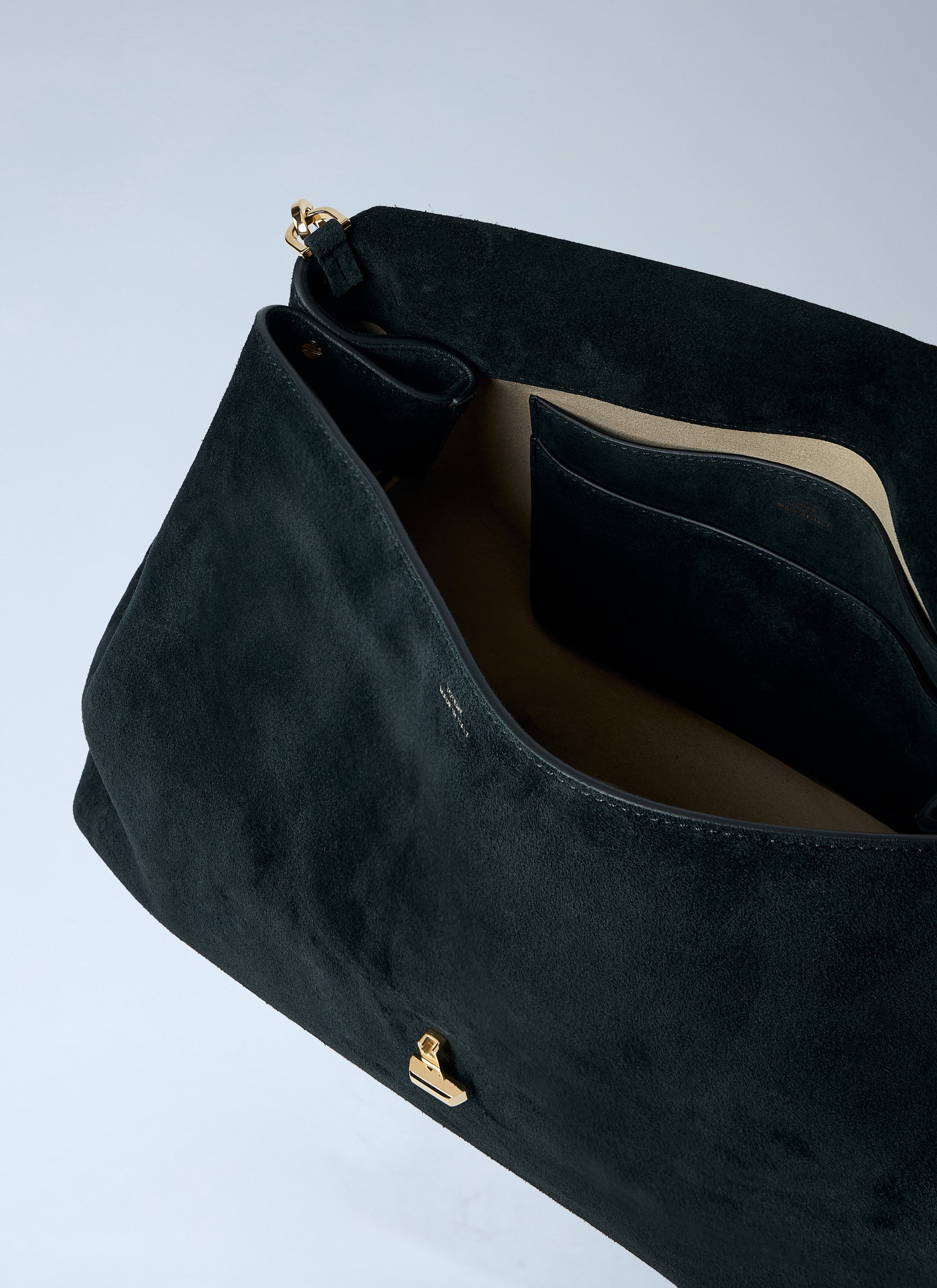 Toteme Women T-Lock Suede Satchel Bag TOTEME