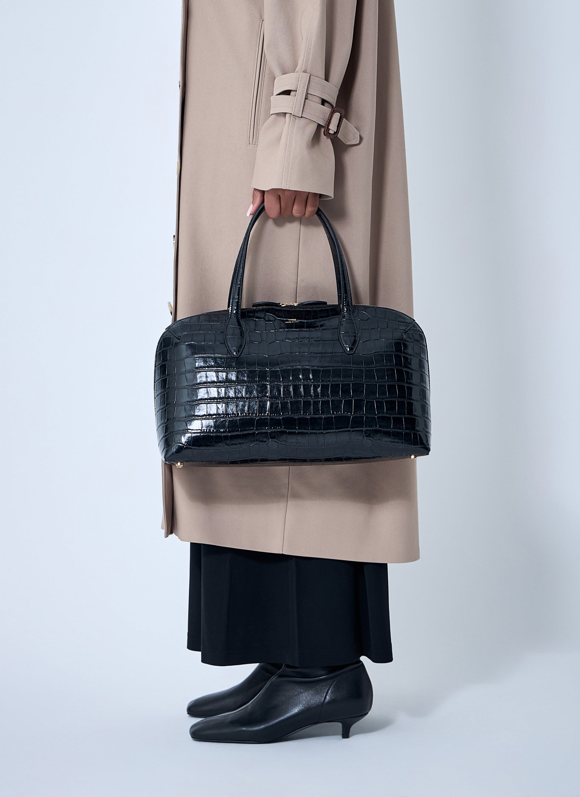 Toteme Women Croc-Embossed Day Tote Bag TOTEME