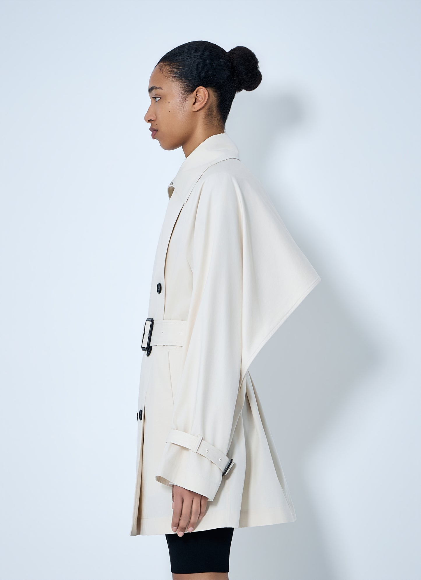Toteme Women Double-Breasted Cotton Trench Coat TOTEME