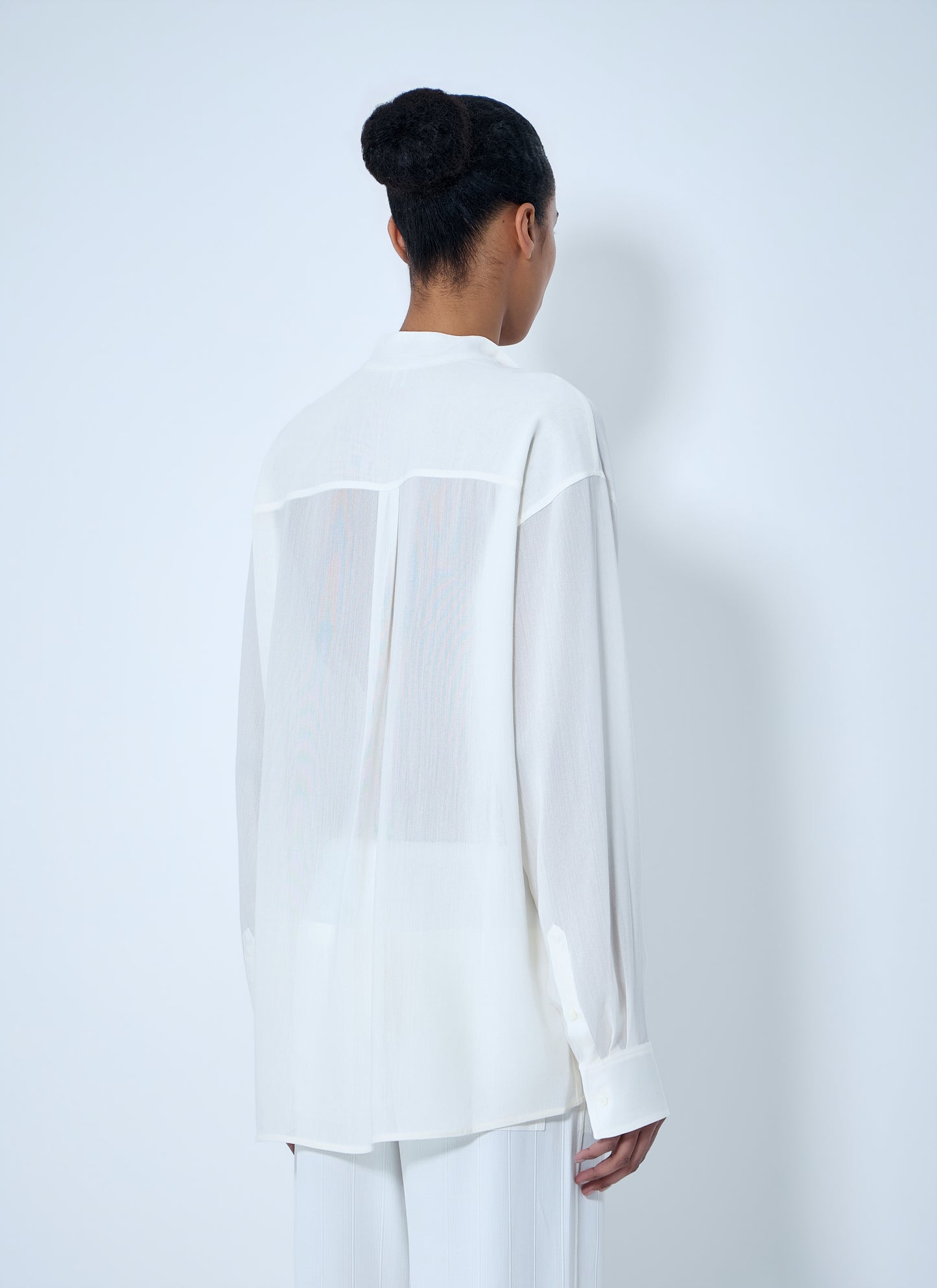 Toteme Women Sheer Silk Blouse TOTEME