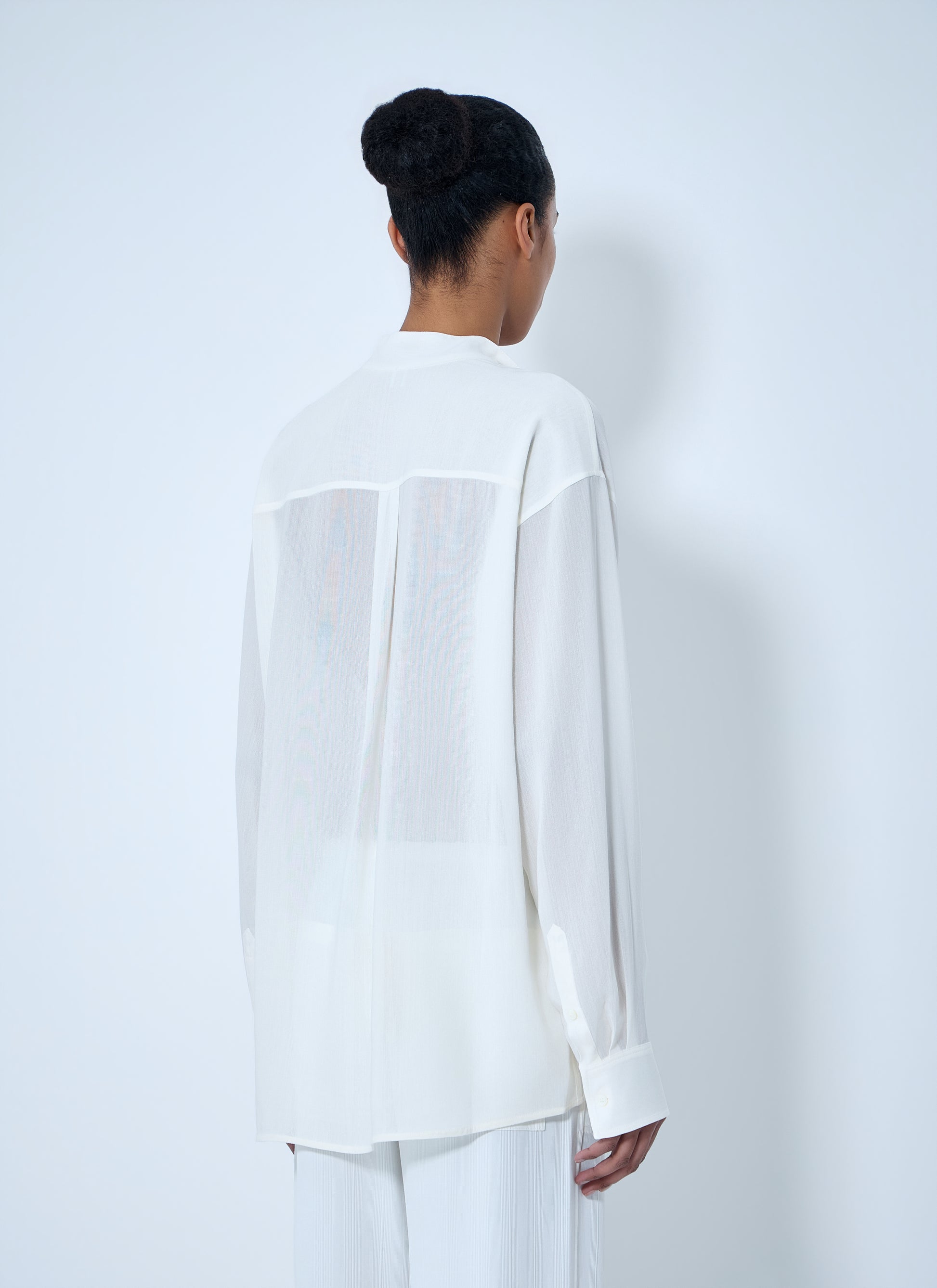 Toteme Women Sheer Silk Blouse TOTEME