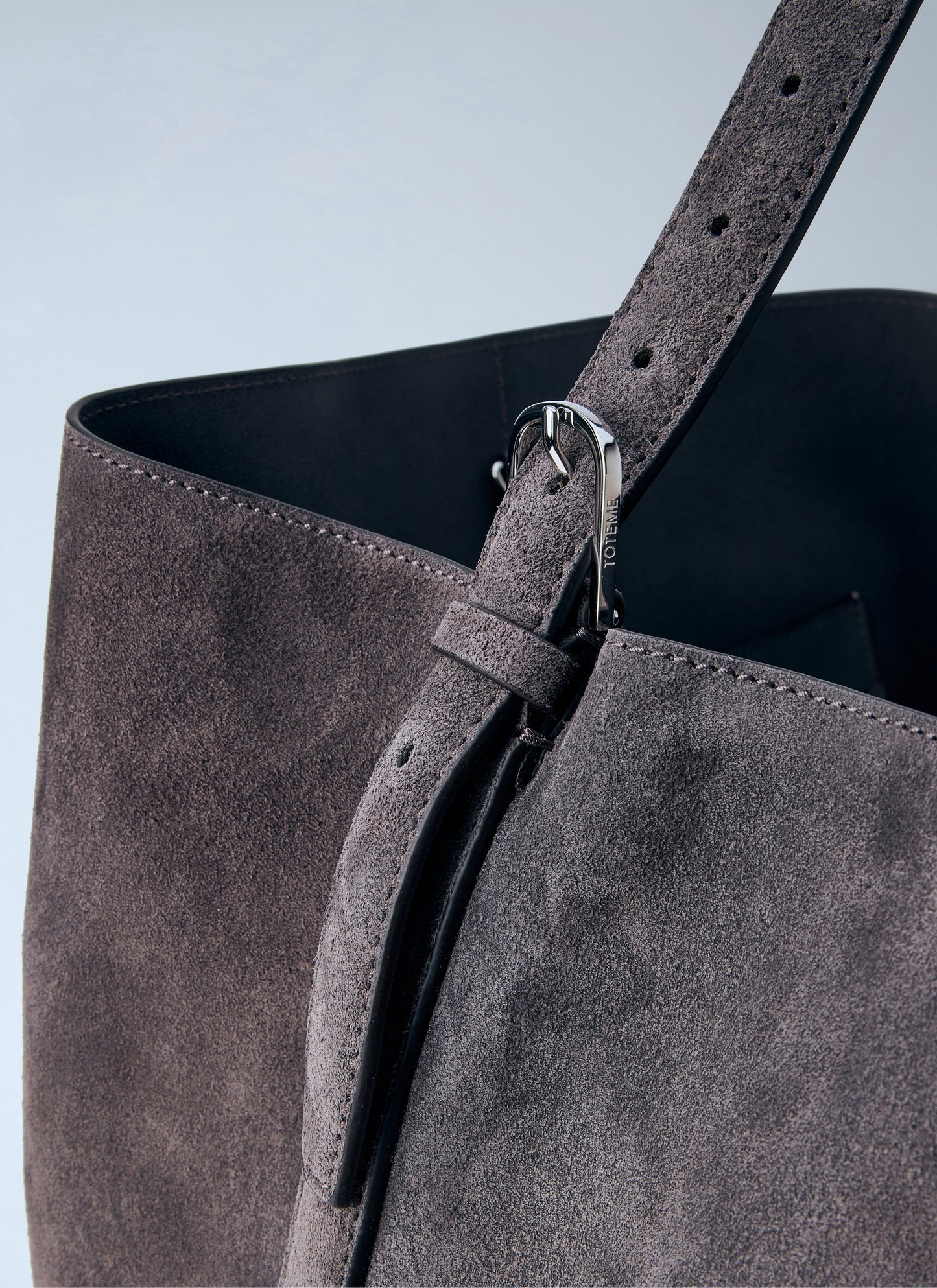 Toteme Women Belted Suede Tote Bag TOTEME