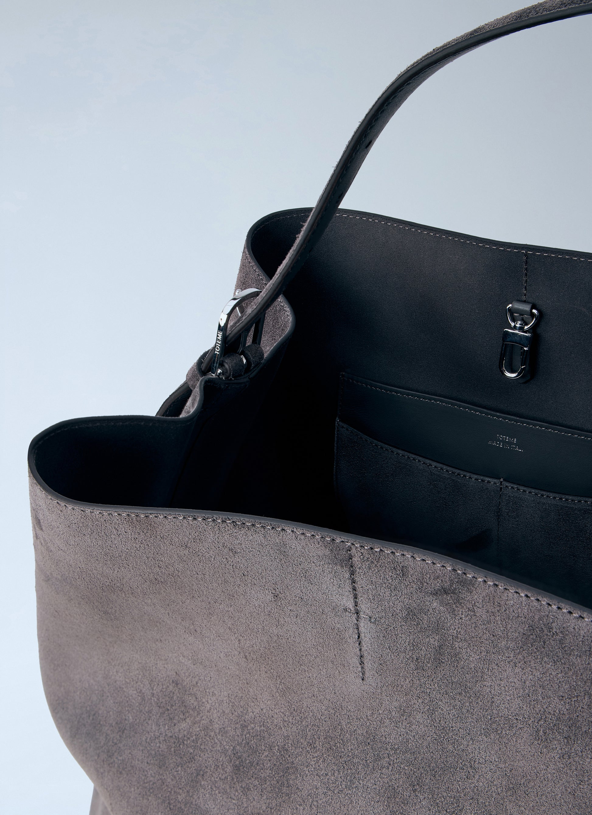 Toteme Women Belted Suede Tote Bag TOTEME