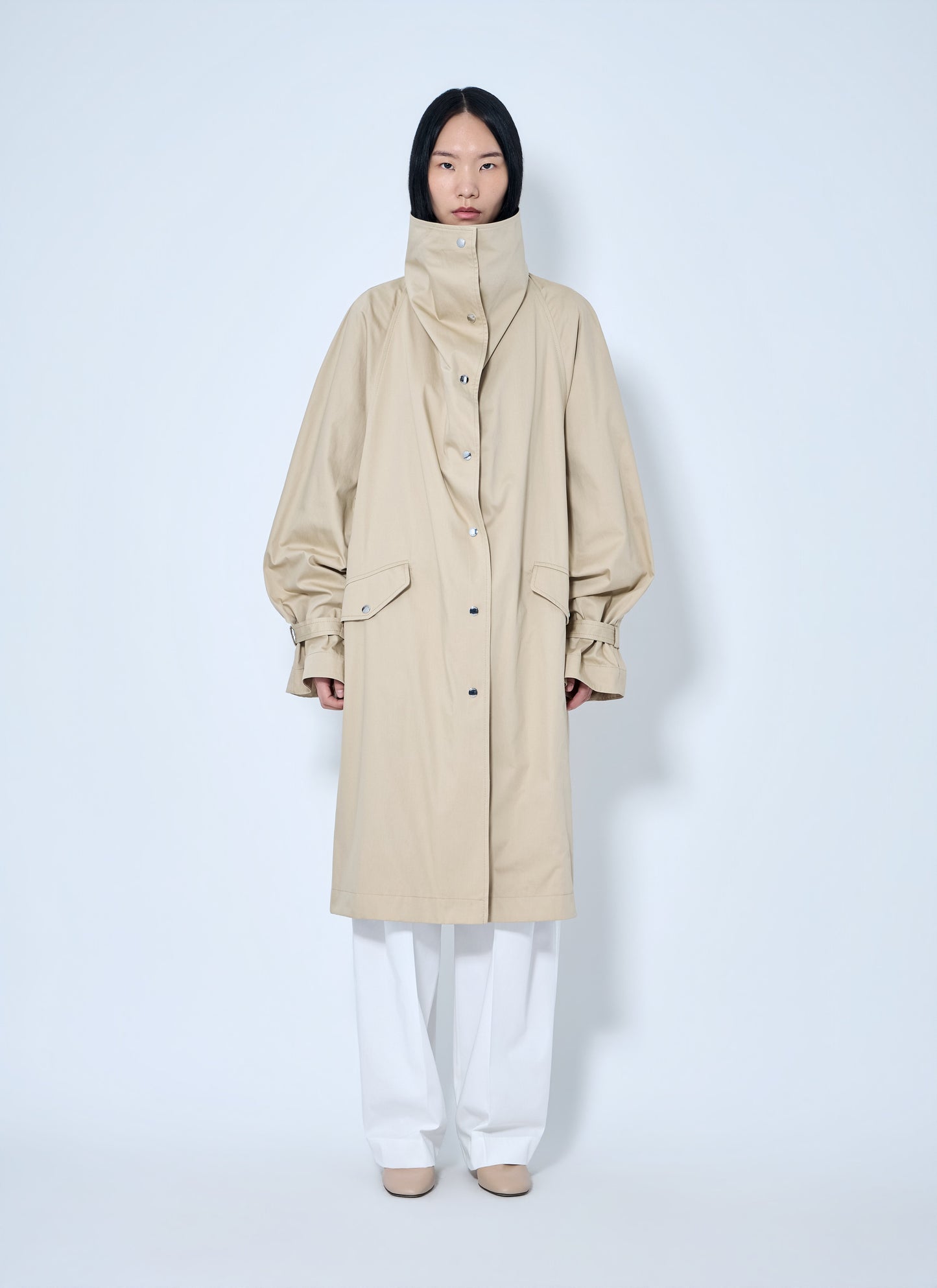 Toteme Women Oversized Cotton Trench