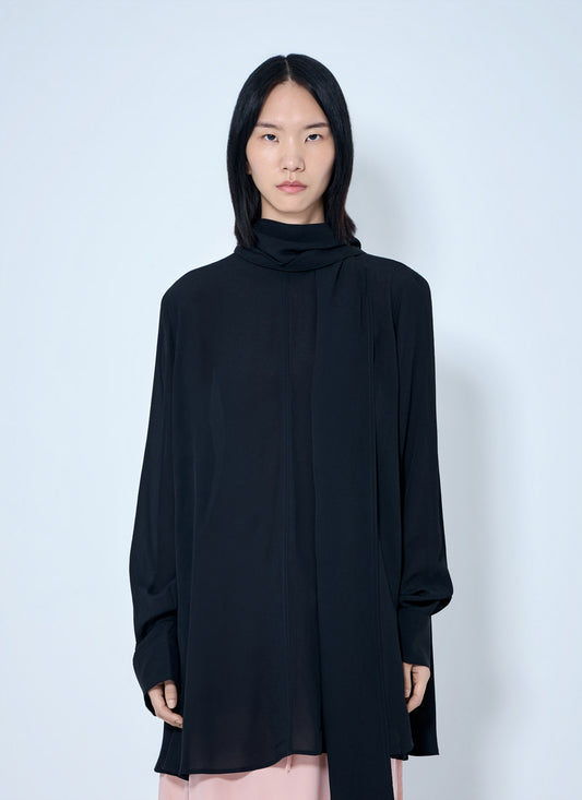 Toteme Women Draped Scarf Blouse