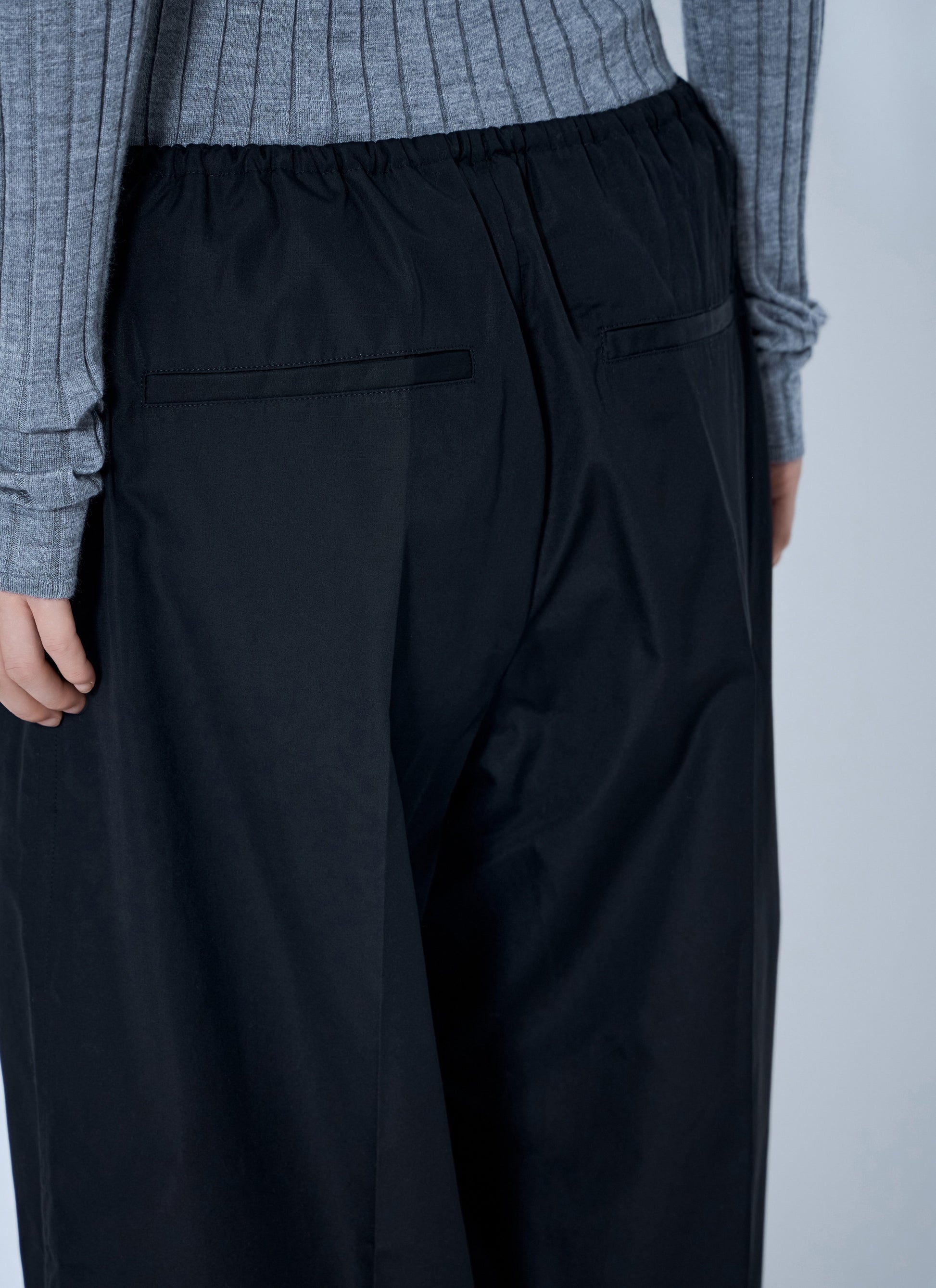 Toteme Women Drawstring Cotton Trousers TOTEME