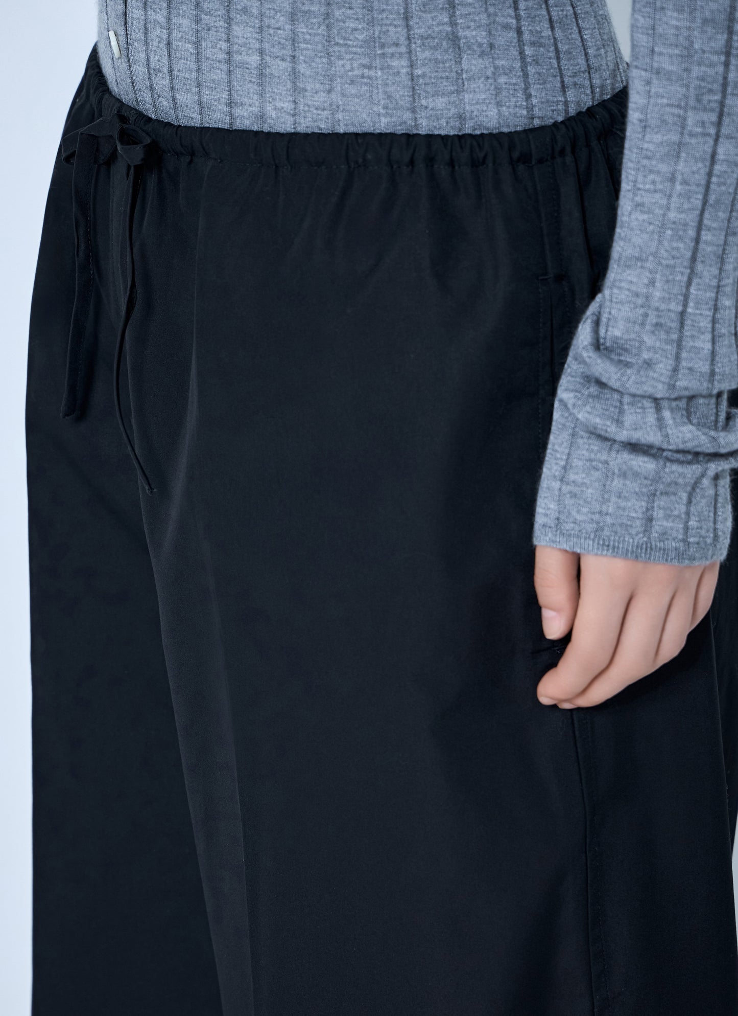 Toteme Women Drawstring Cotton Trousers TOTEME