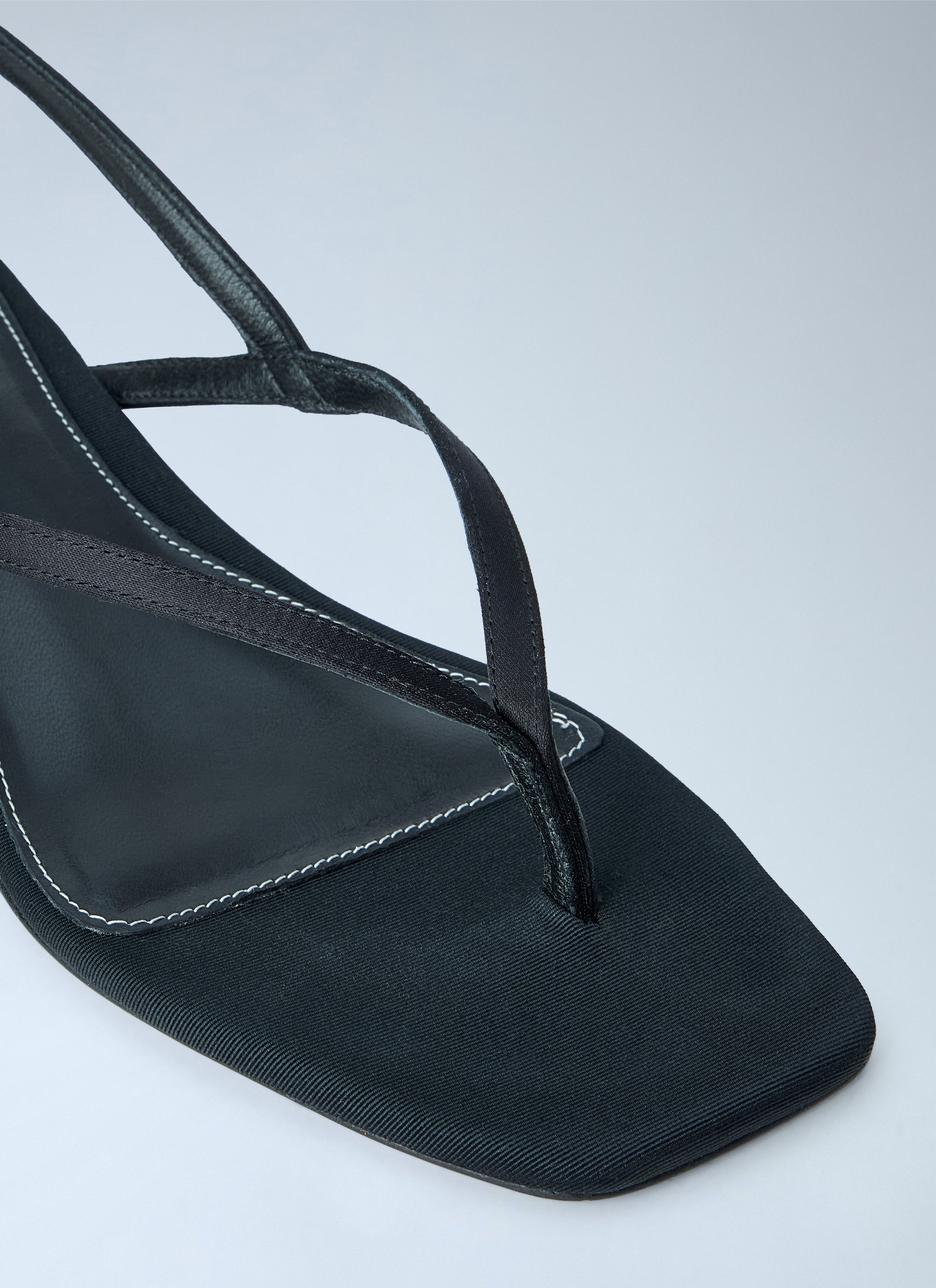 Toteme Women Slingback Satin Sandals TOTEME