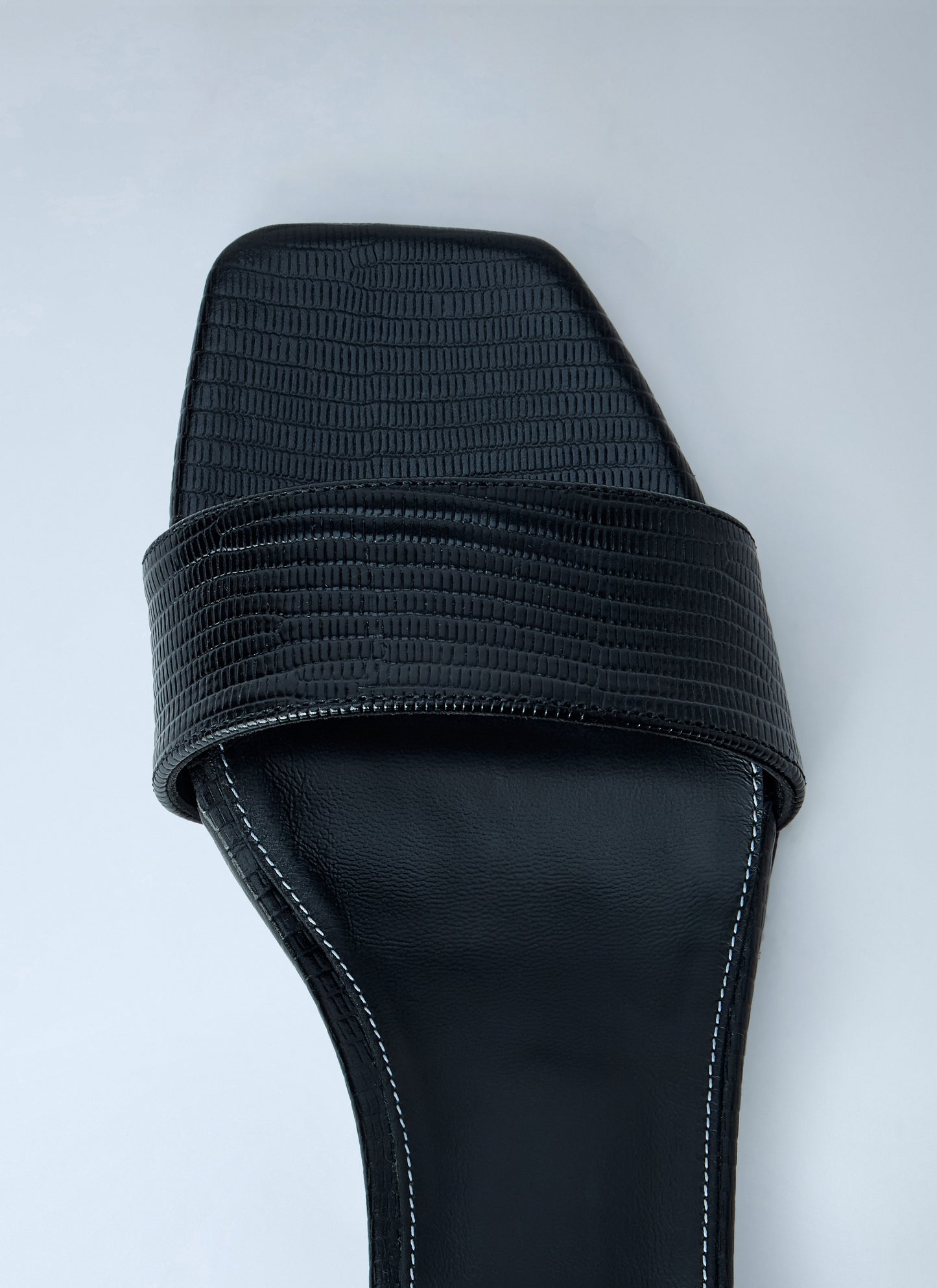 Toteme Women Slim Lizard-Embossed Bandeau Sandals TOTEME