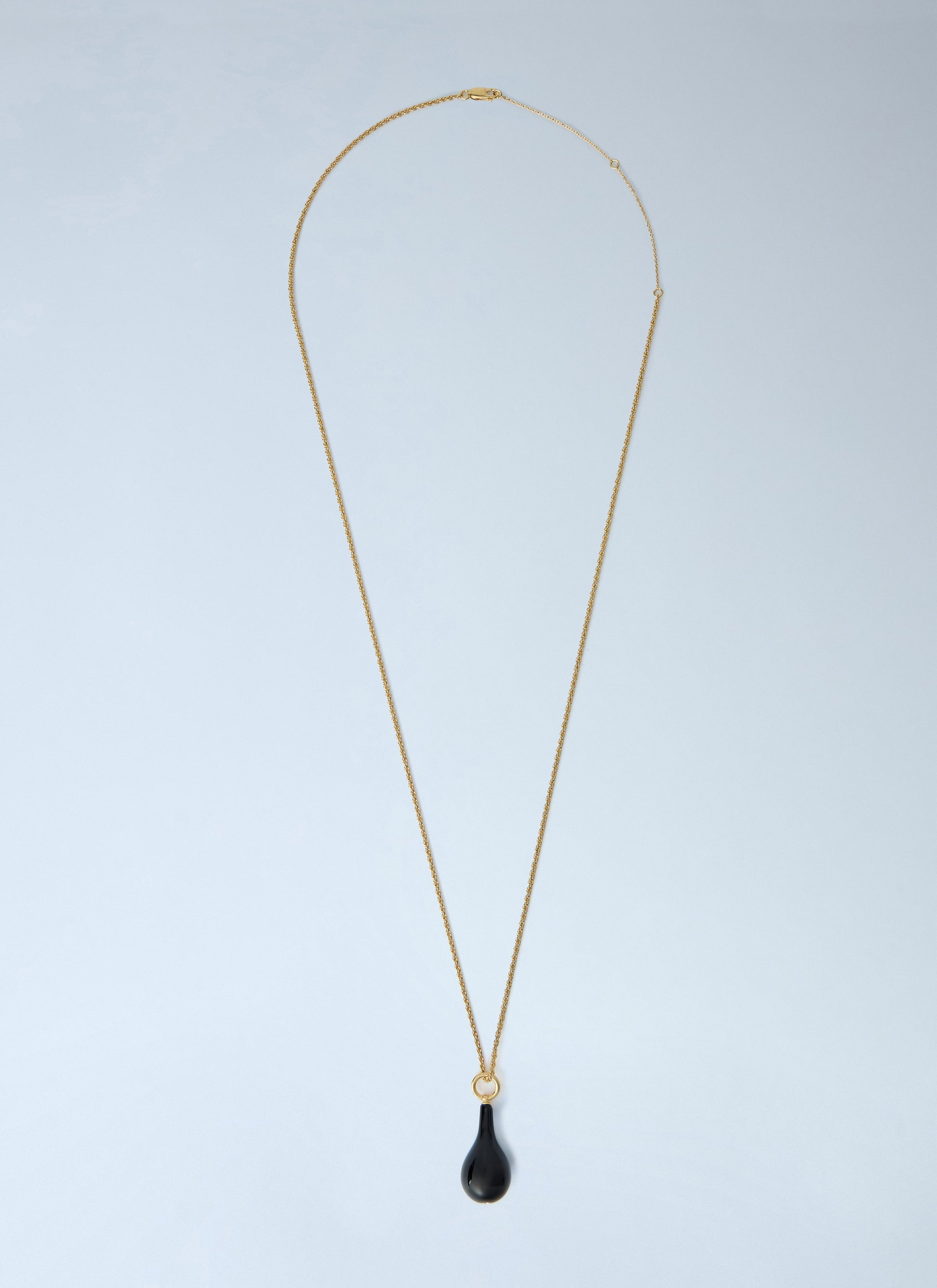 Toteme Women Medium Onyx Drop Necklace TOTEME