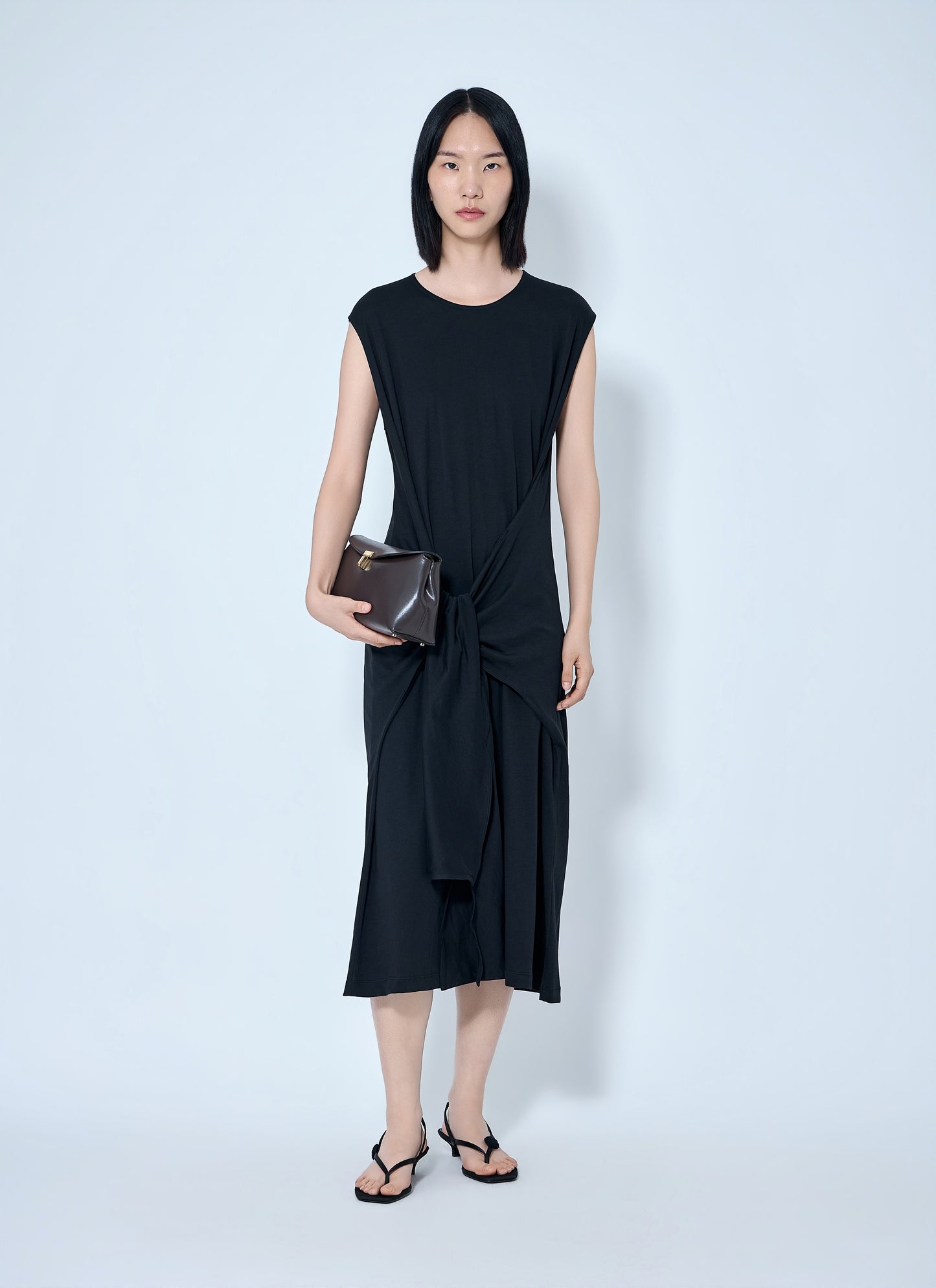 Toteme Women Tie-Waist Jersey Dress