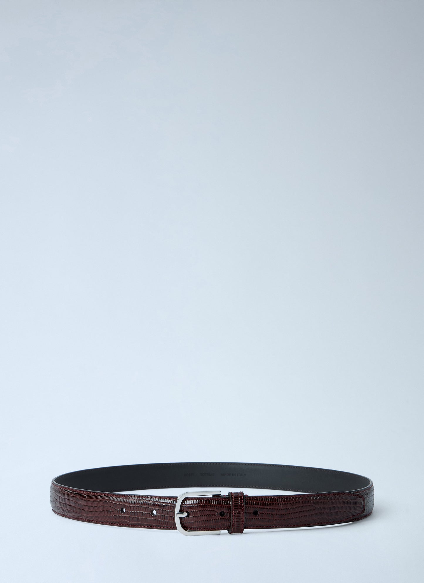 Toteme Women Slim Lizard-Embossed Belt TOTEME