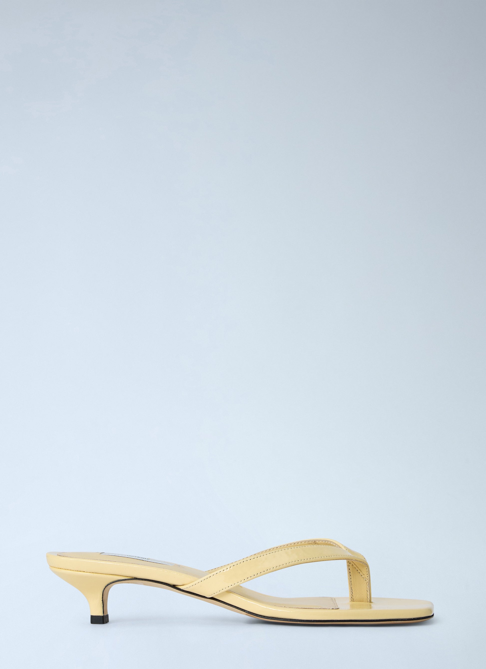 Toteme Women Naplack Heeled Flip Flops TOTEME