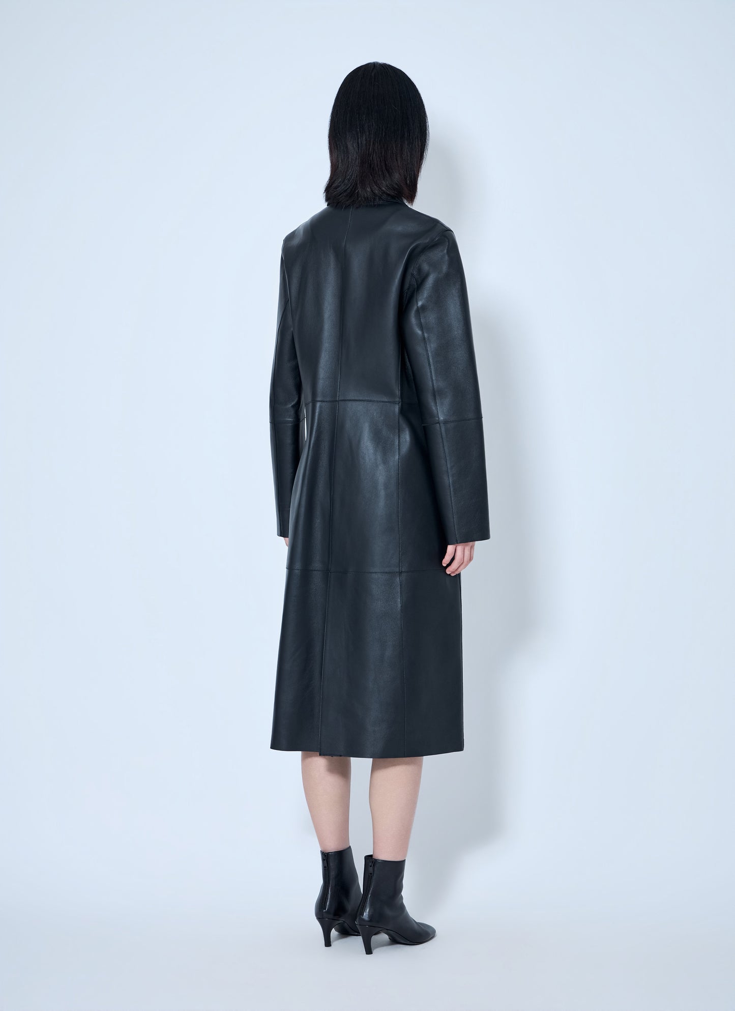 Toteme Women Slim Leather Coat TOTEME