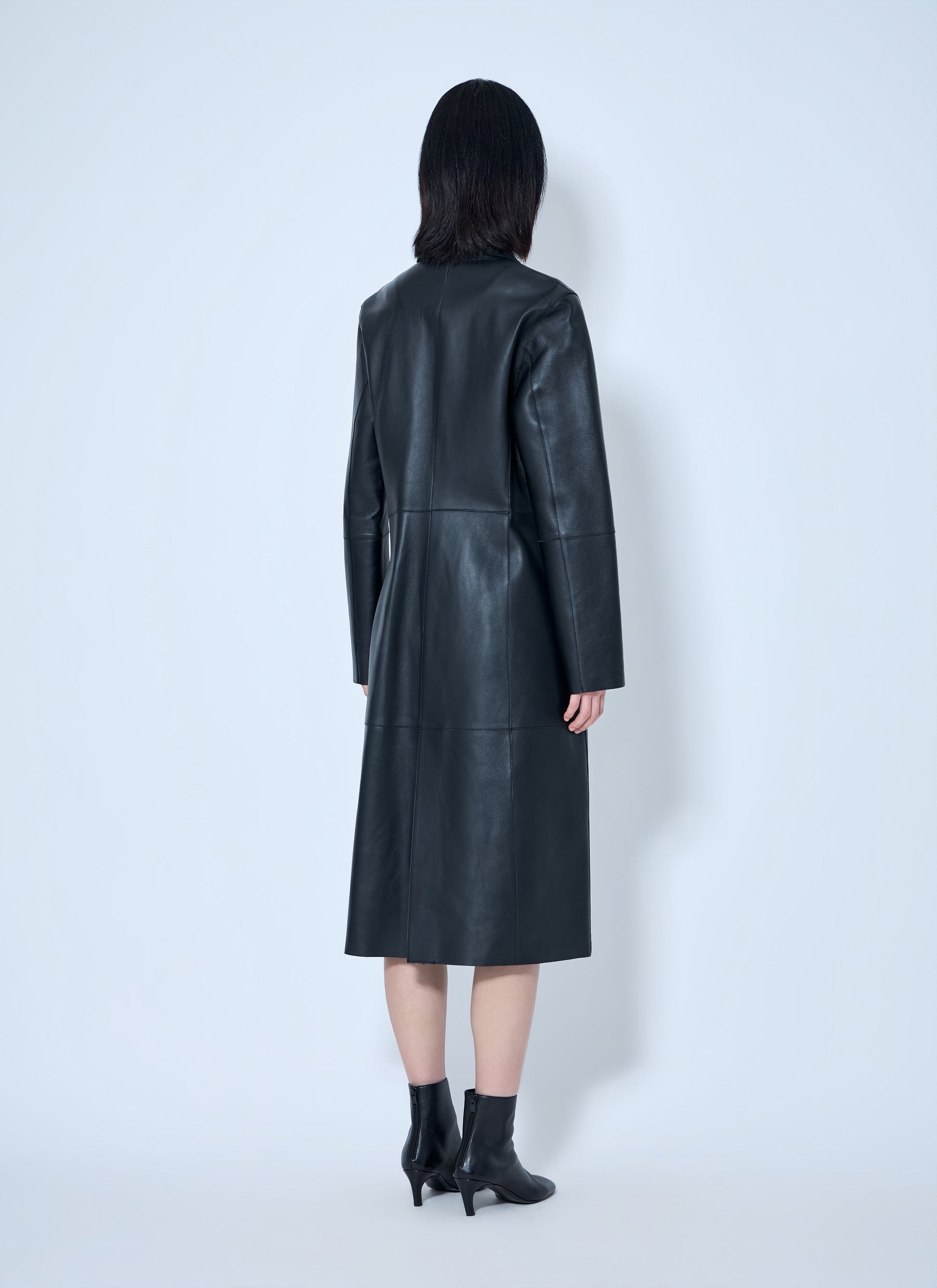 Toteme Women Slim Leather Coat TOTEME