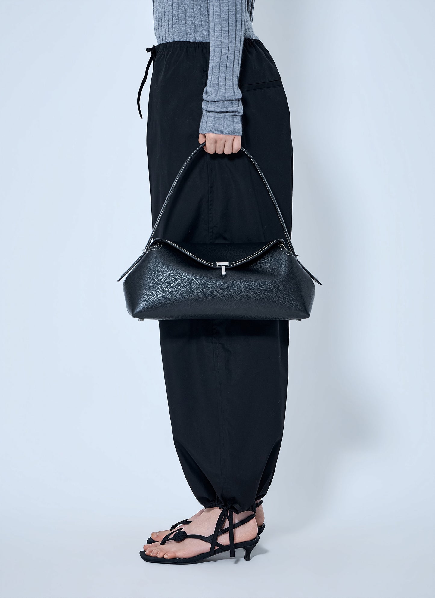 Toteme Women T-Lock Grained-Leather Shoulder Bag TOTEME