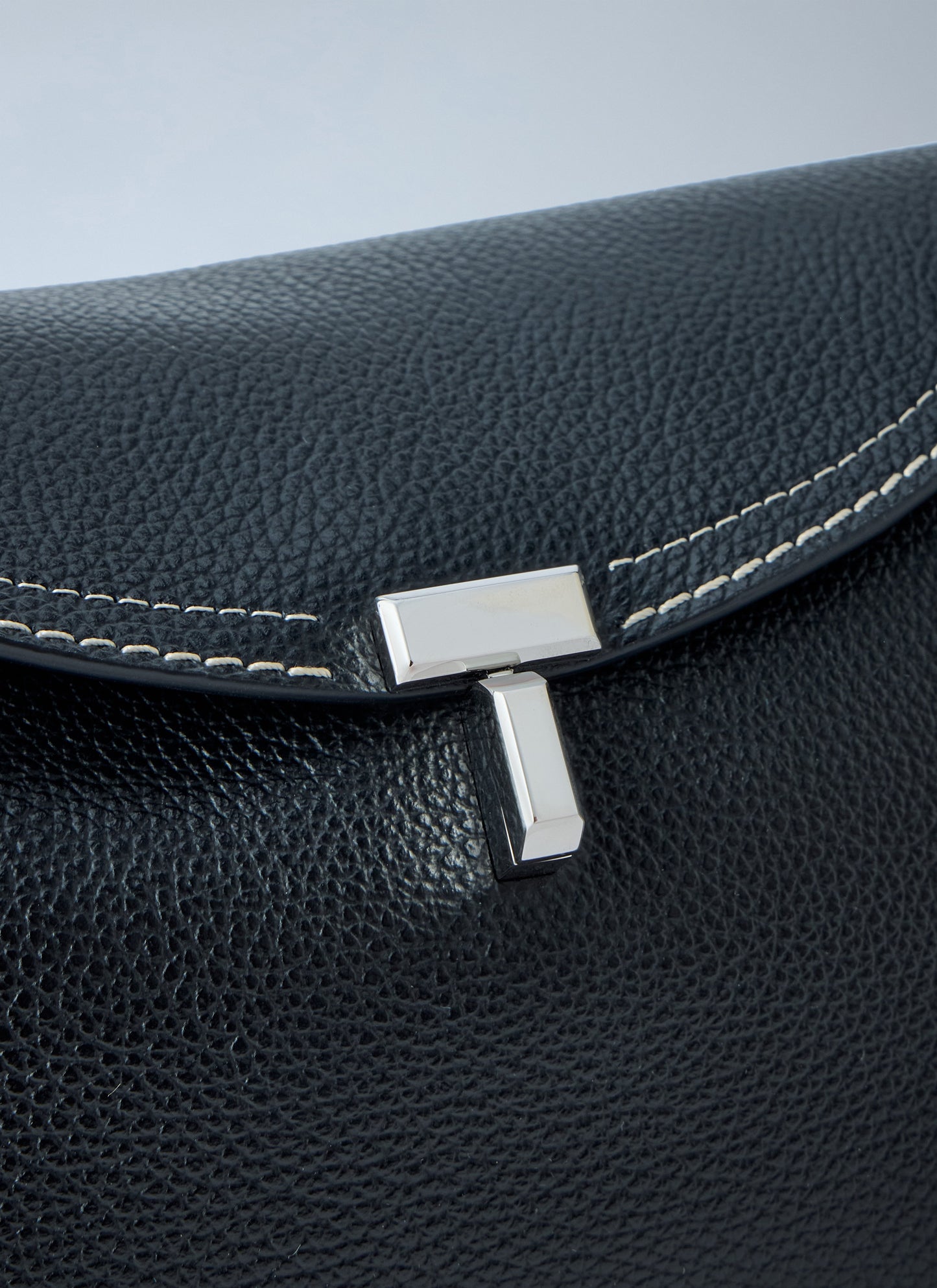 Toteme Women T-Lock Grained-Leather Shoulder Bag