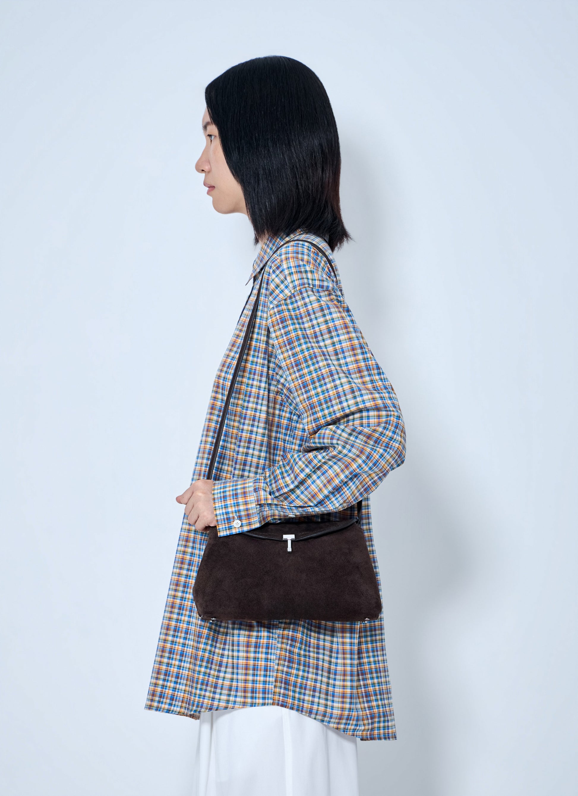 Toteme Women T-Lock Leather Clutch TOTEME