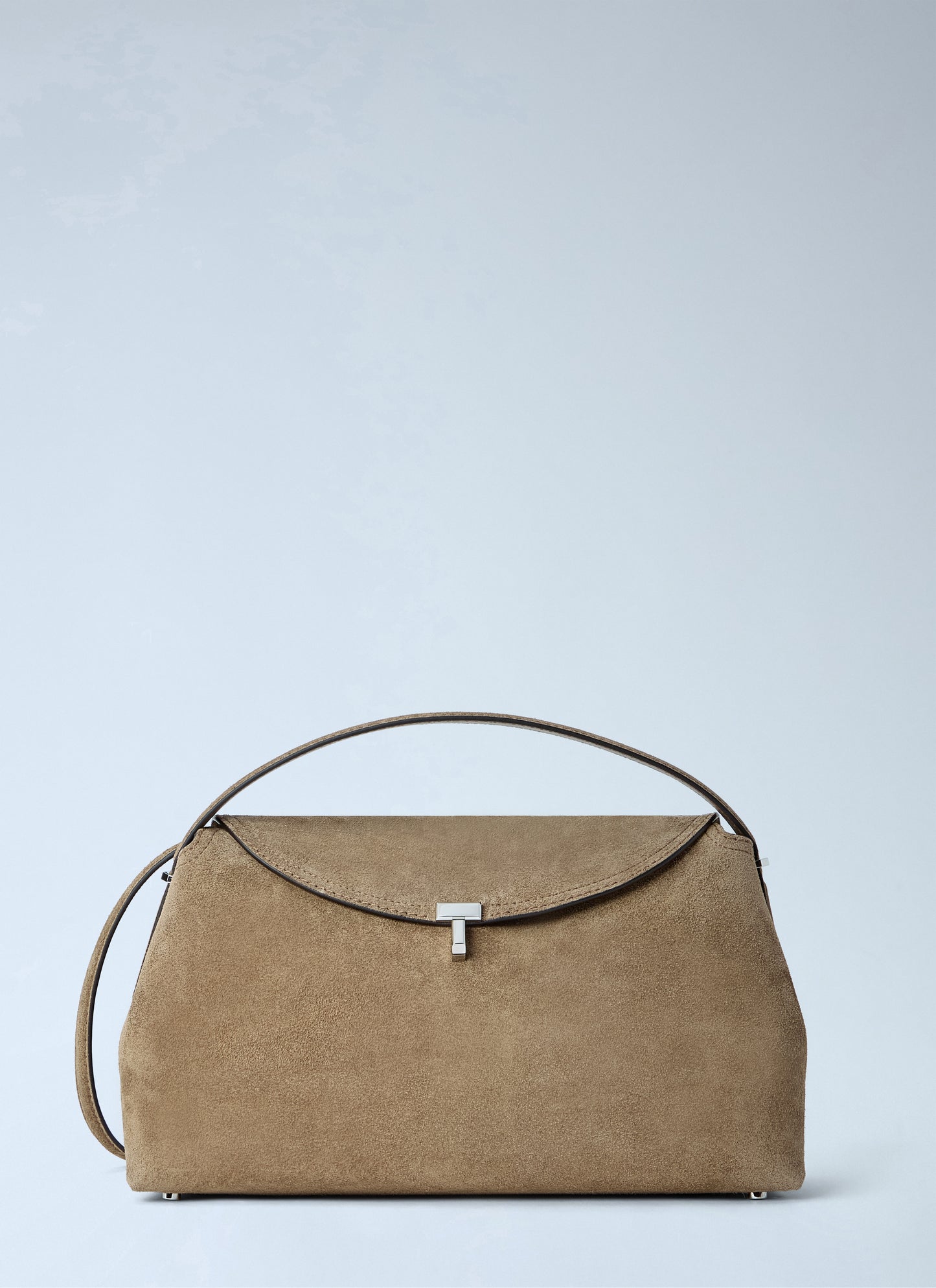 Toteme Women T-Lock Suede Top Handle TOTEME