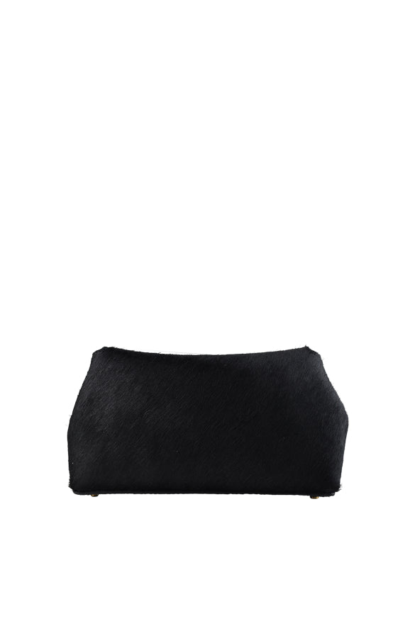 Toteme Women Mini T-Lock Pony Hair Clutch TOTEME
